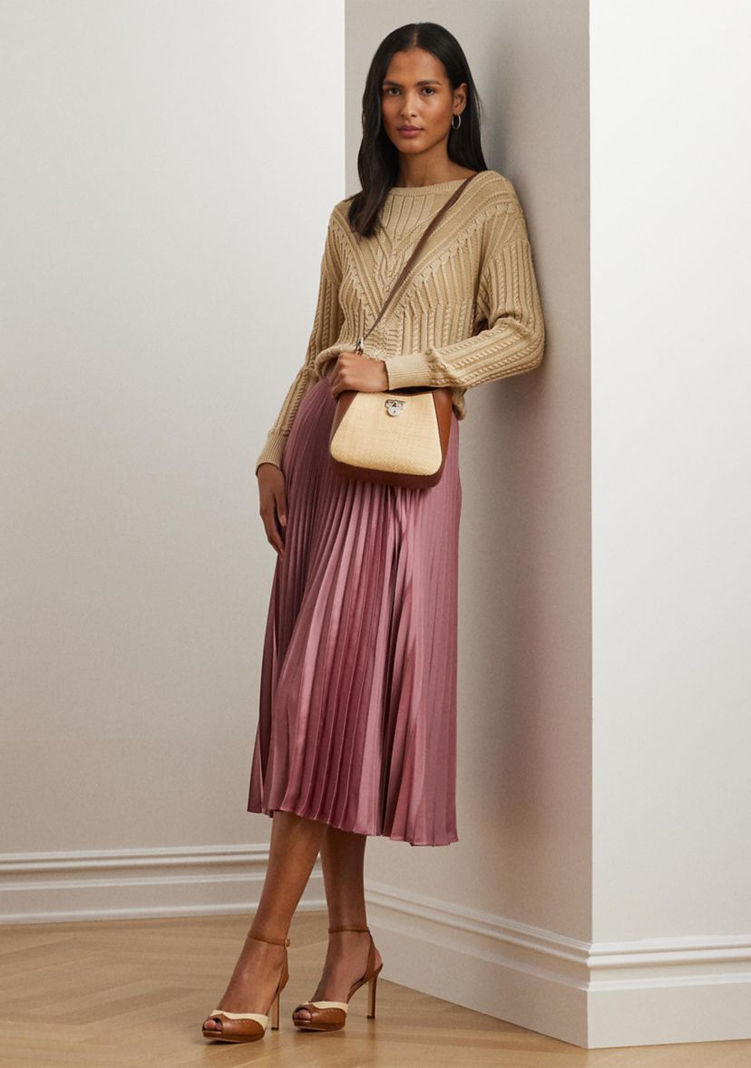 Raffia Small Tanner Shoulder Bag