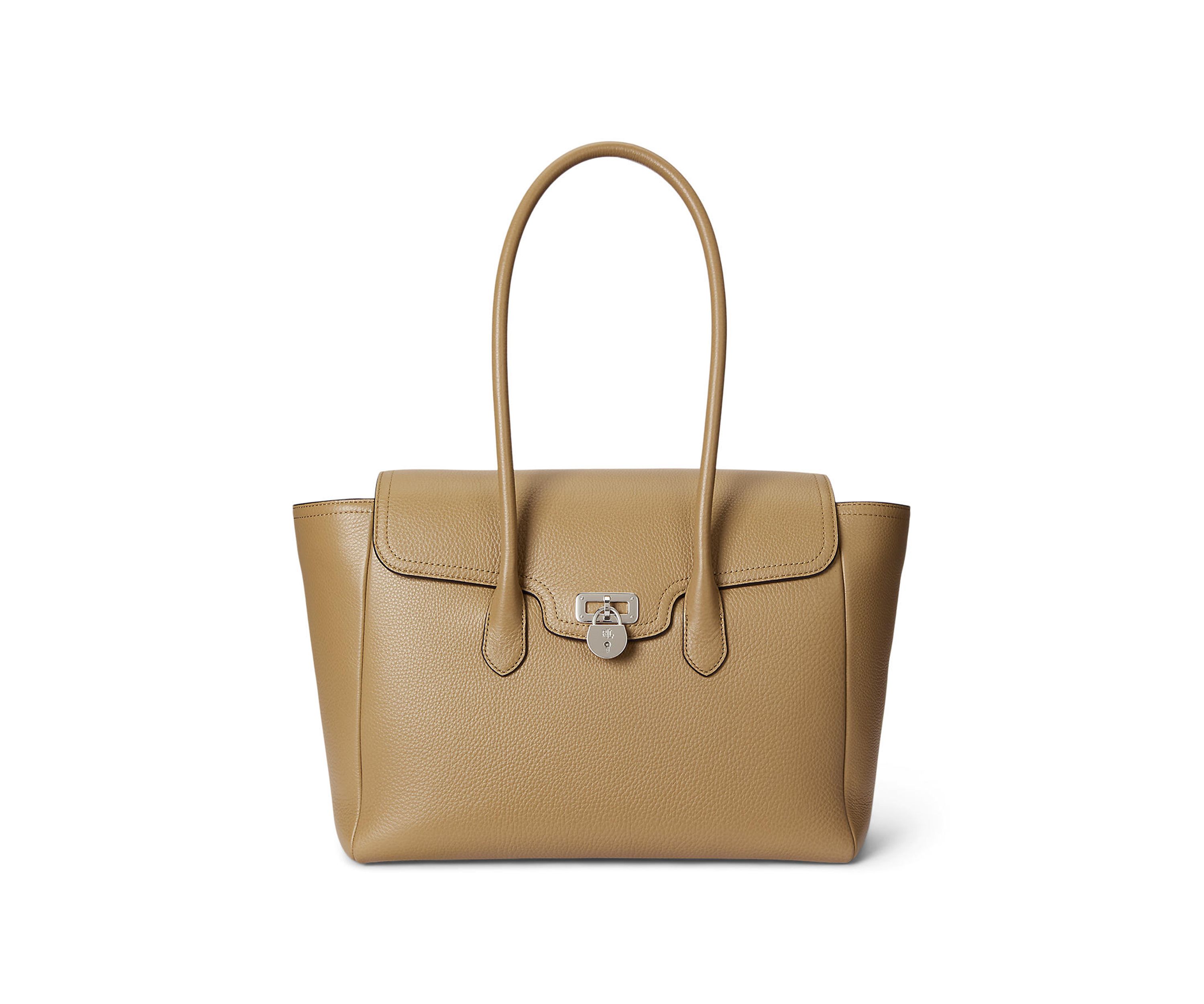 Pebbled Leather Small Tanner Satchel