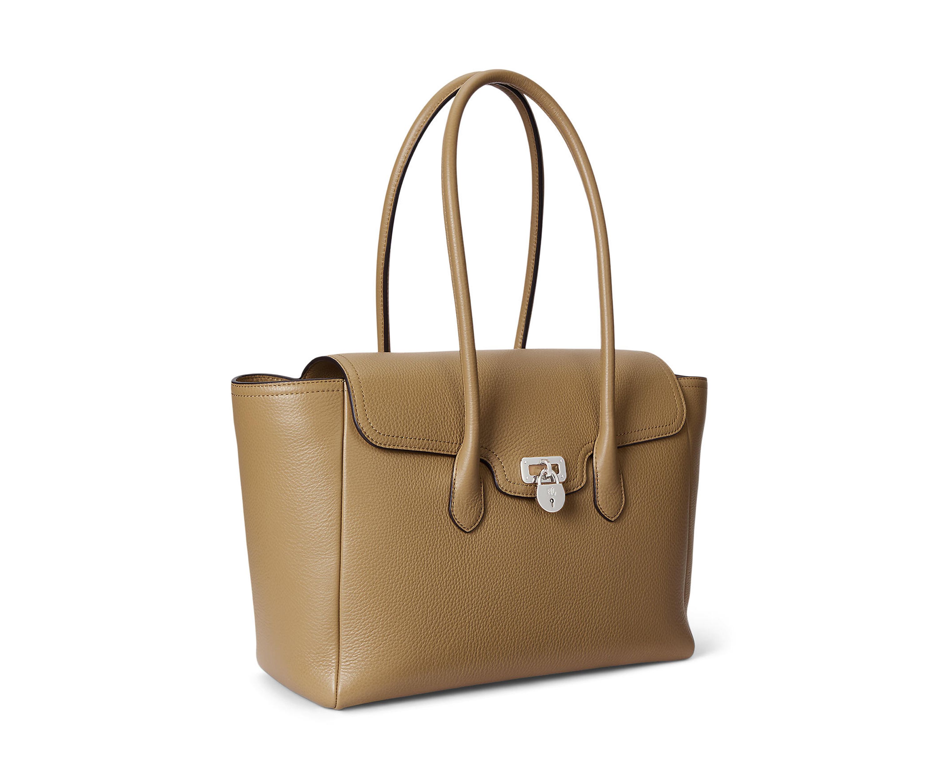 Pebbled Leather Small Tanner Satchel