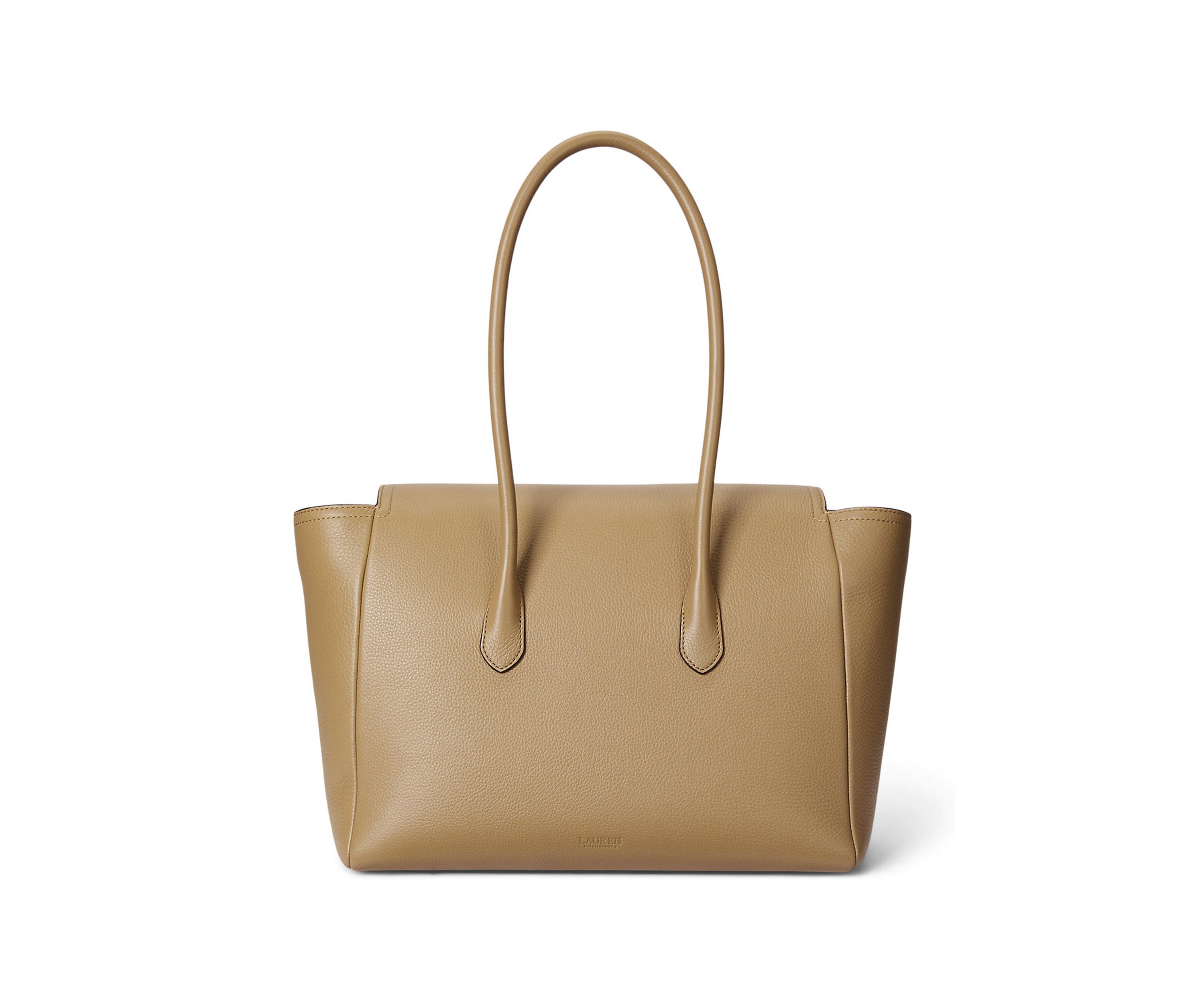 Pebbled Leather Small Tanner Satchel