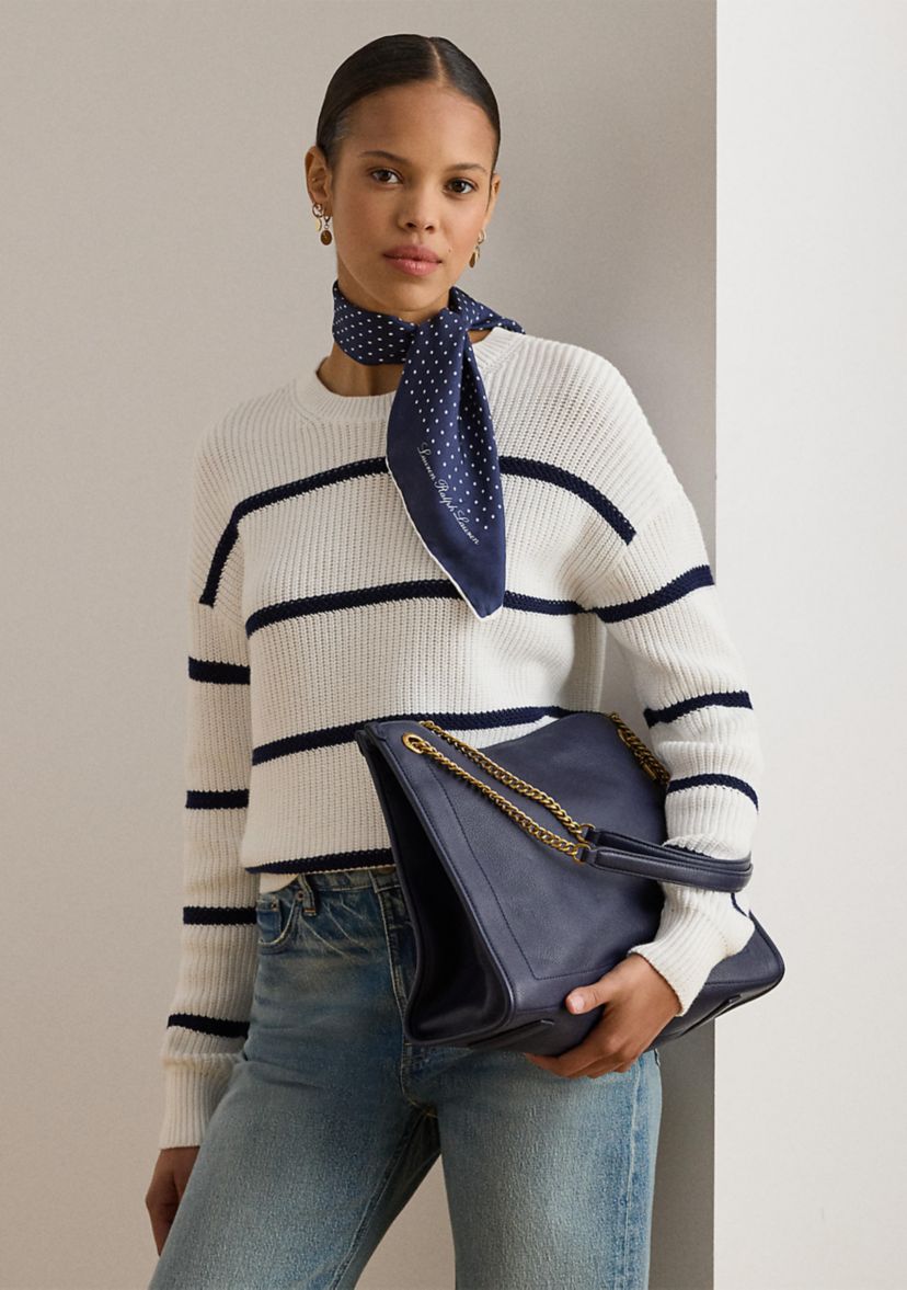 Pebbled Leather Large Bradley Tote Bag