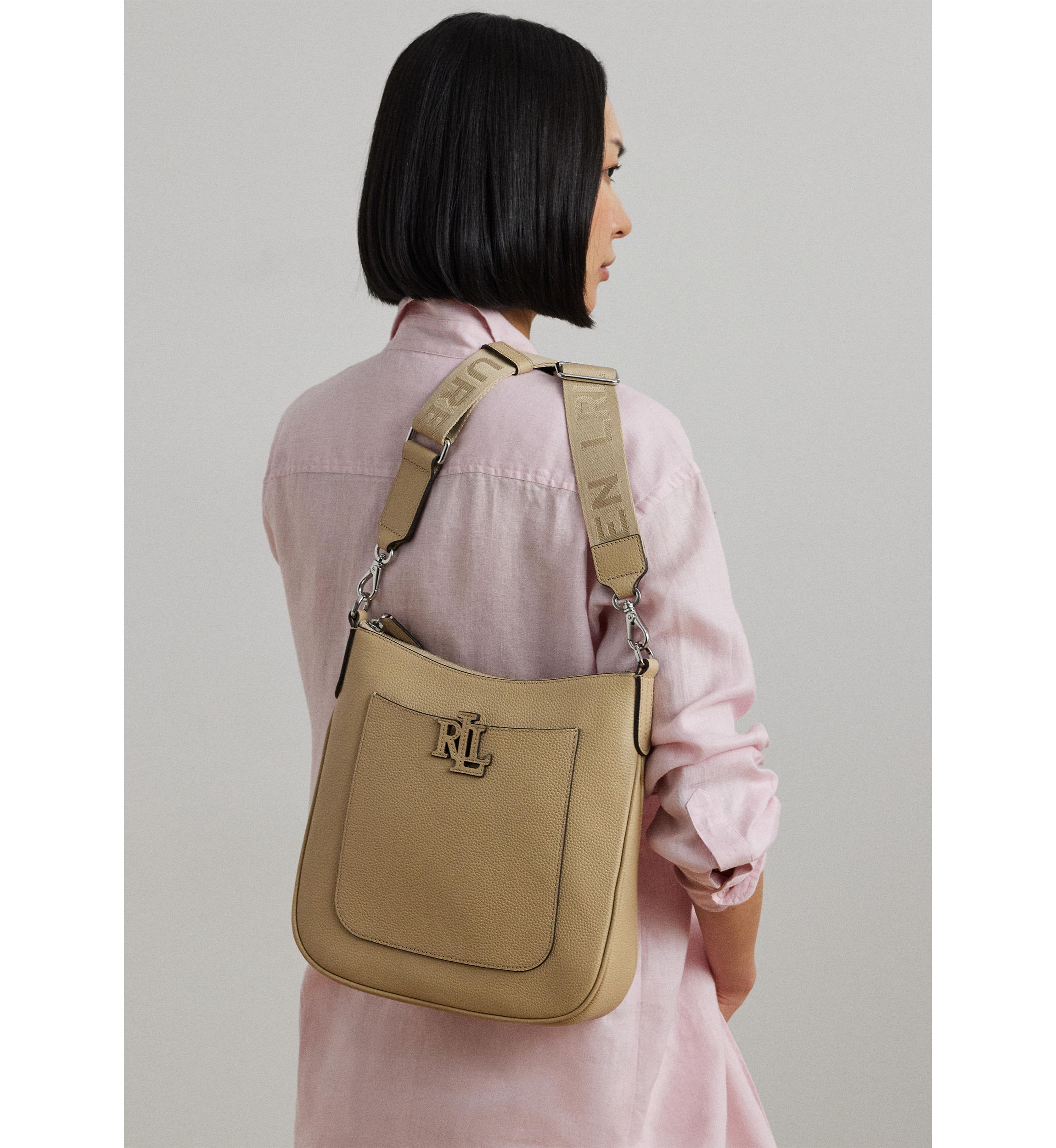 Pebbled Leather Large Cameryn Crossbody