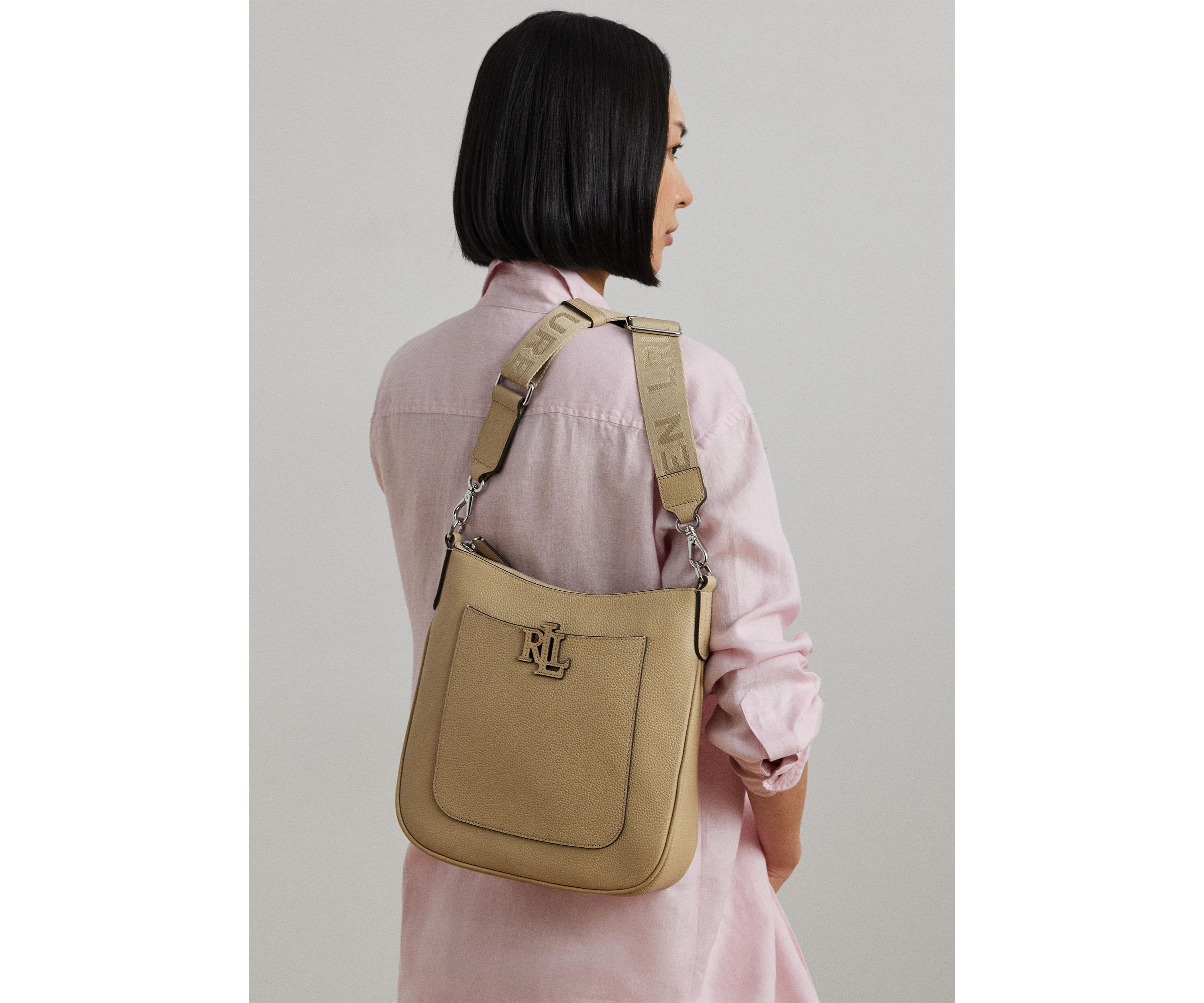 Pebbled Leather Large Cameryn Crossbody