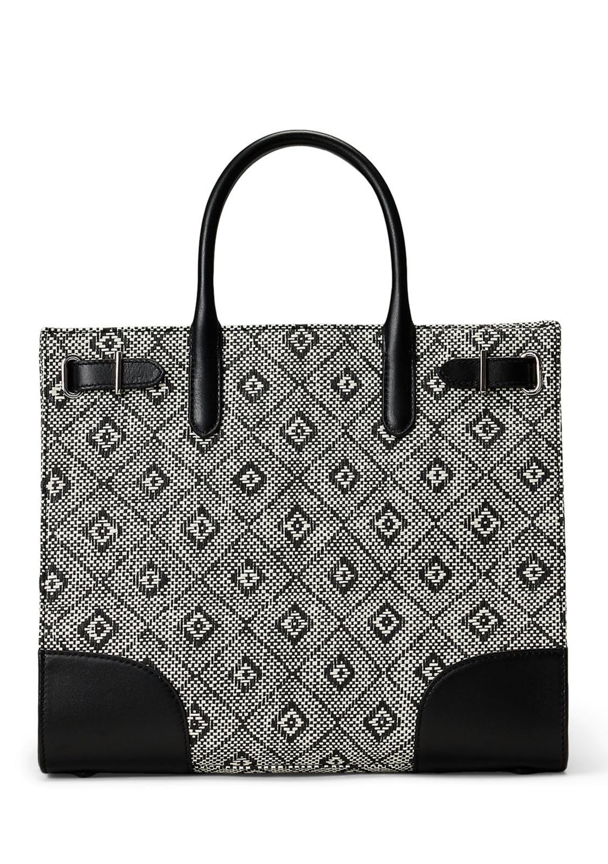 Woven Straw Medium Devyn Tote Bag