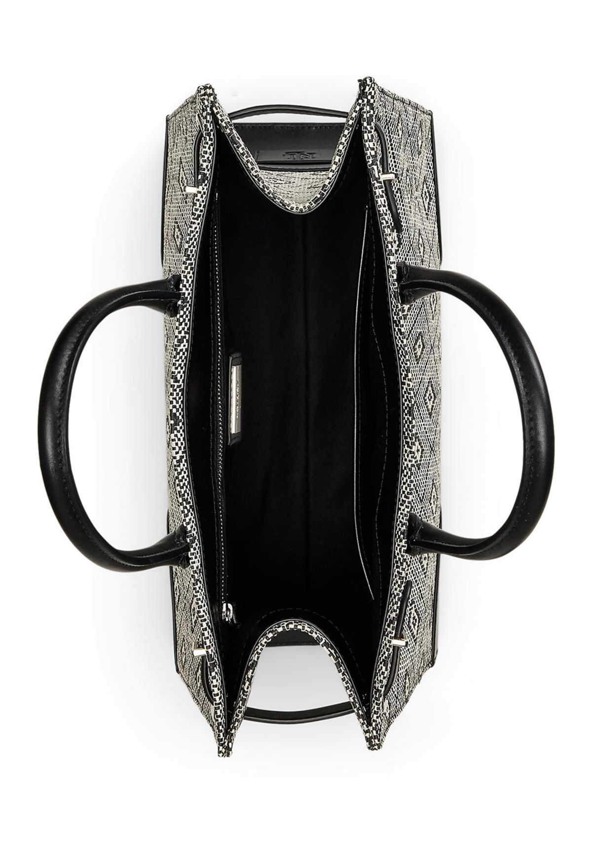 Woven Straw Medium Devyn Tote Bag