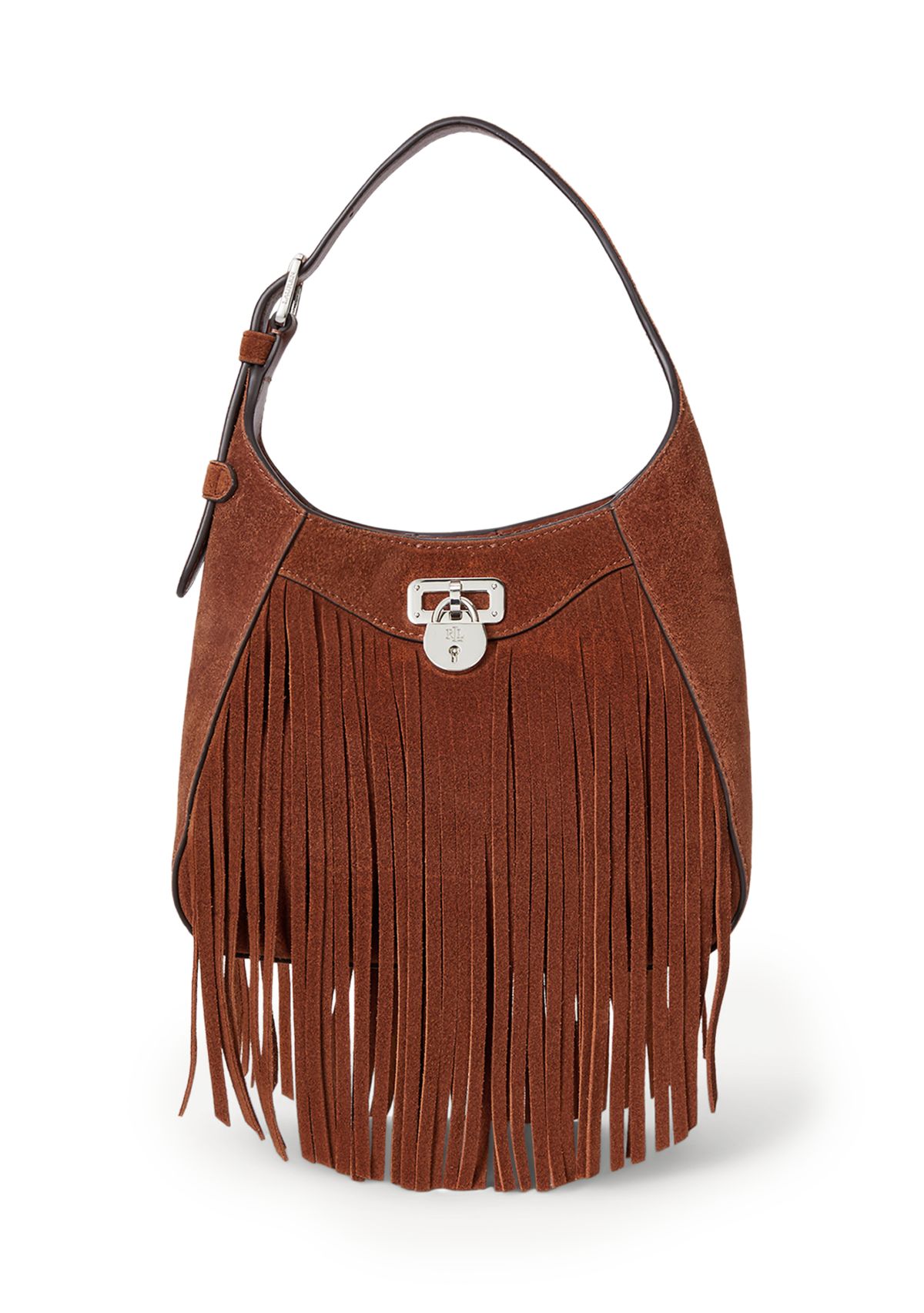 Fringe-Trim Small Tanner Shoulder Bag