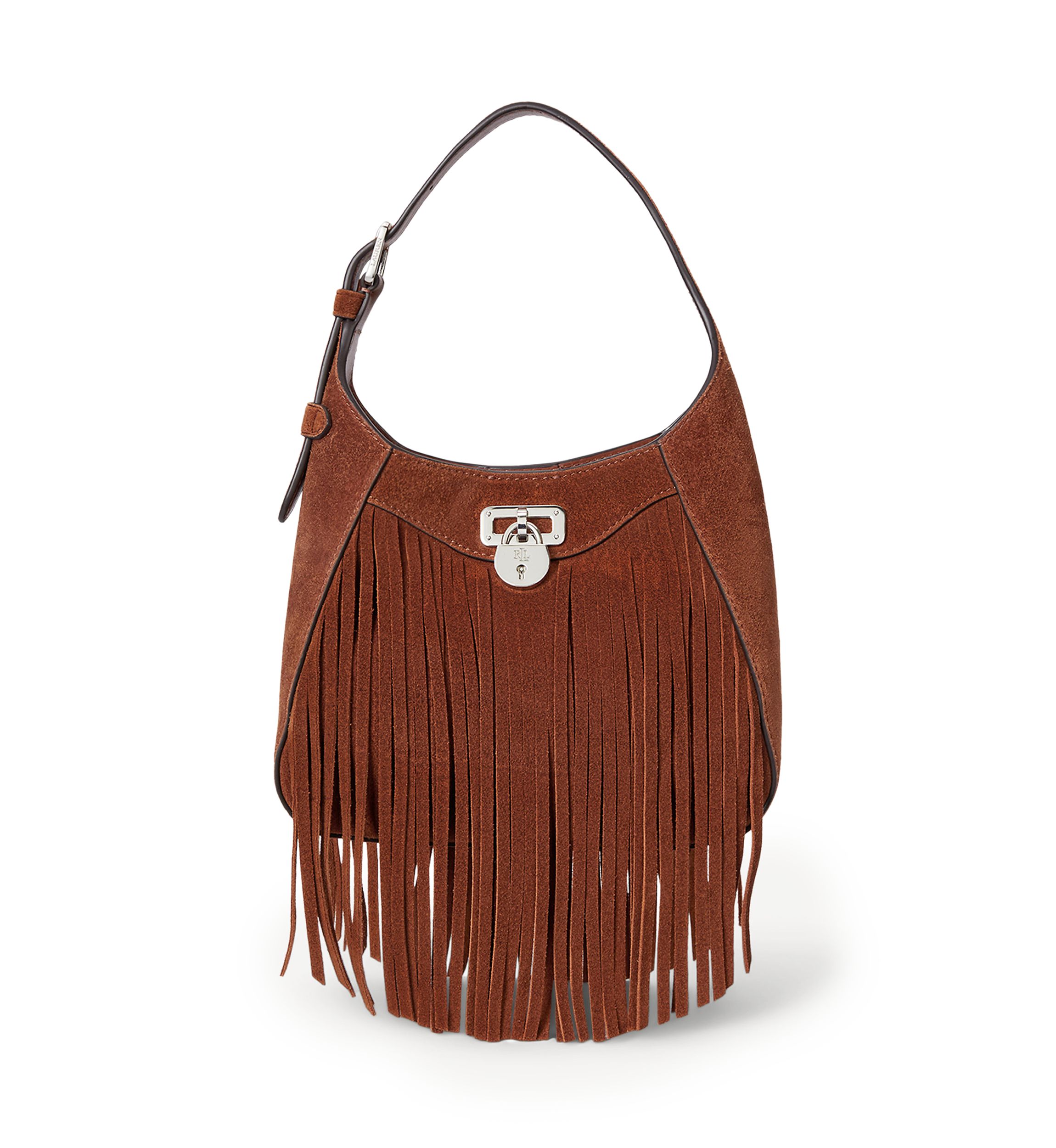 Fringe-Trim Small Tanner Shoulder Bag