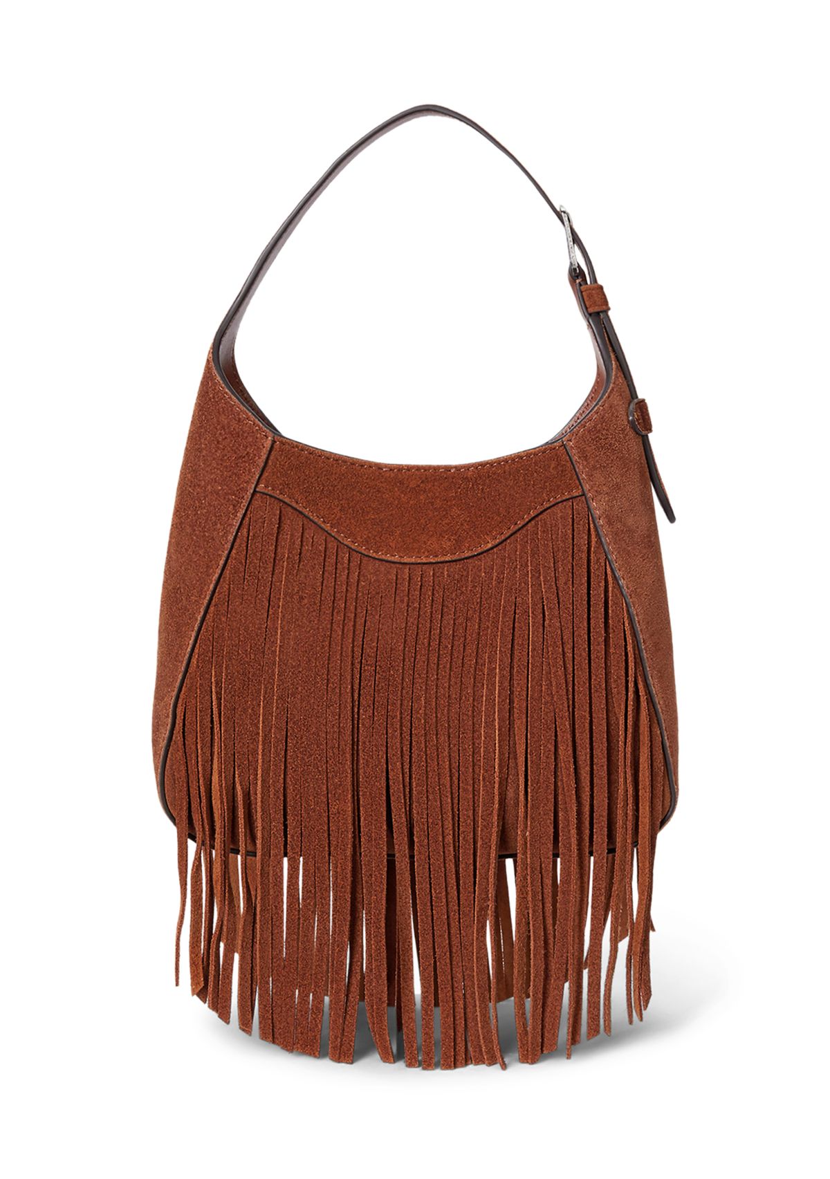 Fringe-Trim Small Tanner Shoulder Bag