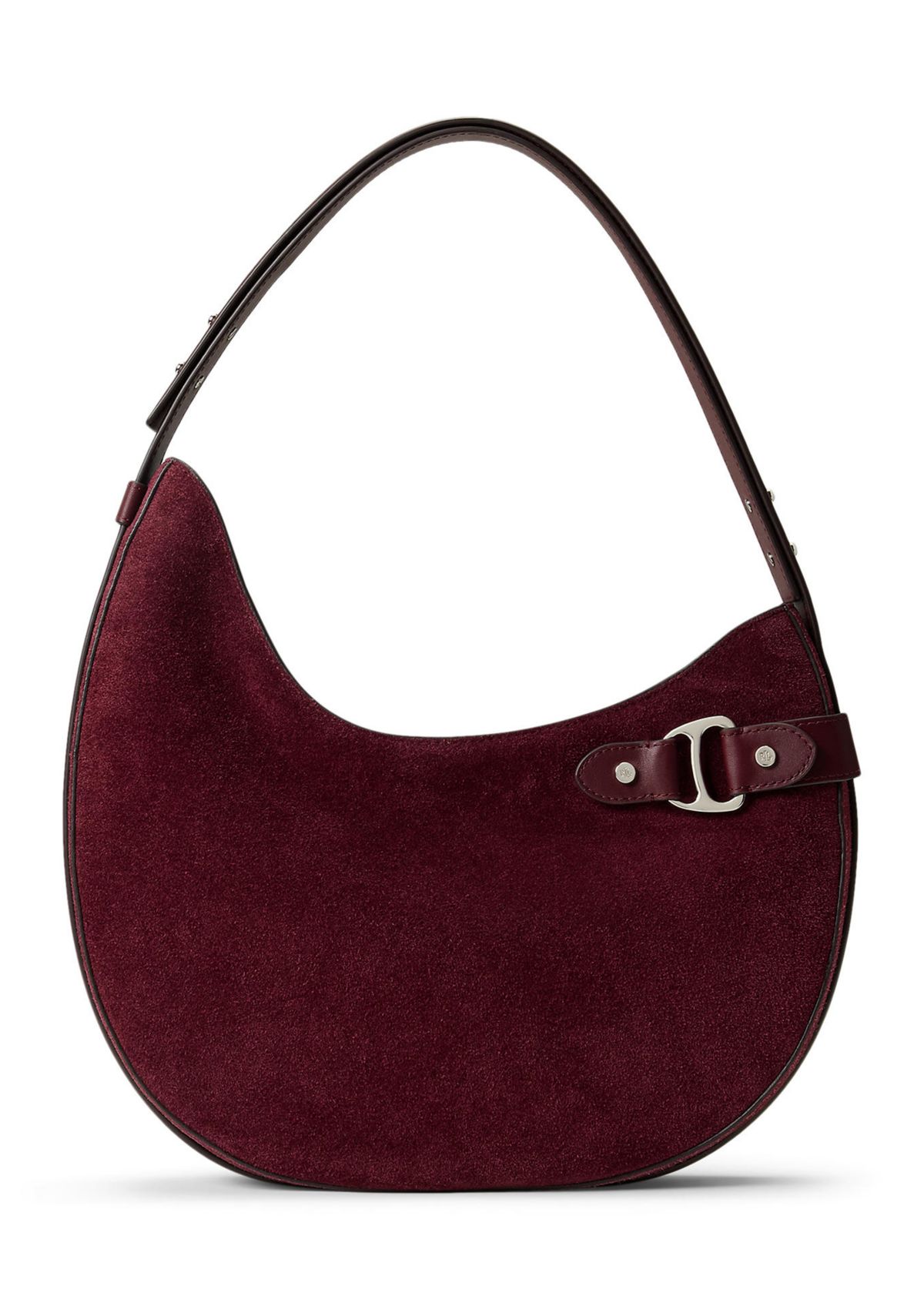 Suede Large Tasha Shoulder Bag
