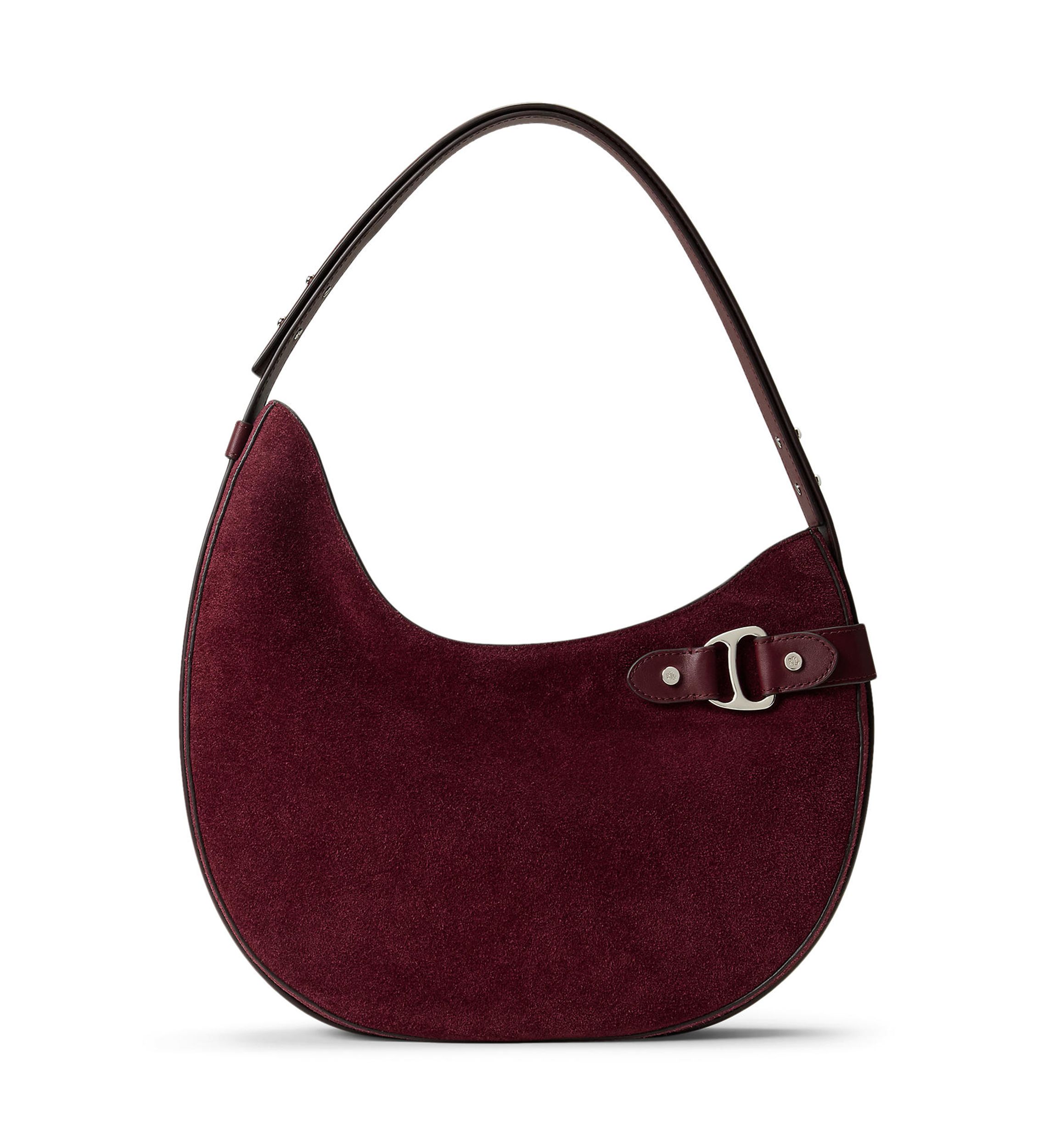 Suede Large Tasha Shoulder Bag