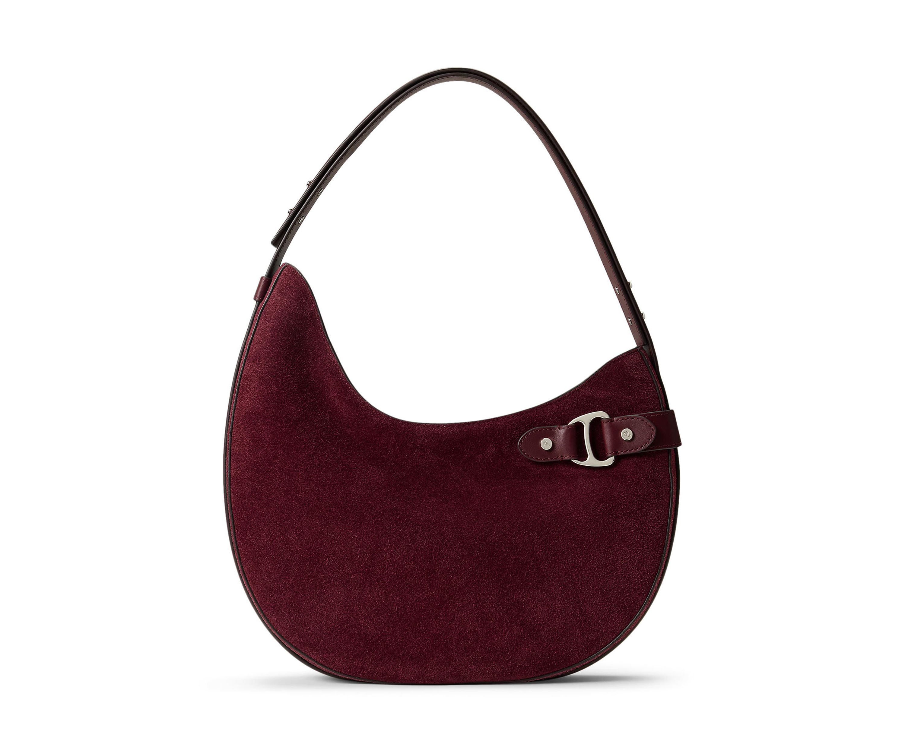 Suede Large Tasha Shoulder Bag