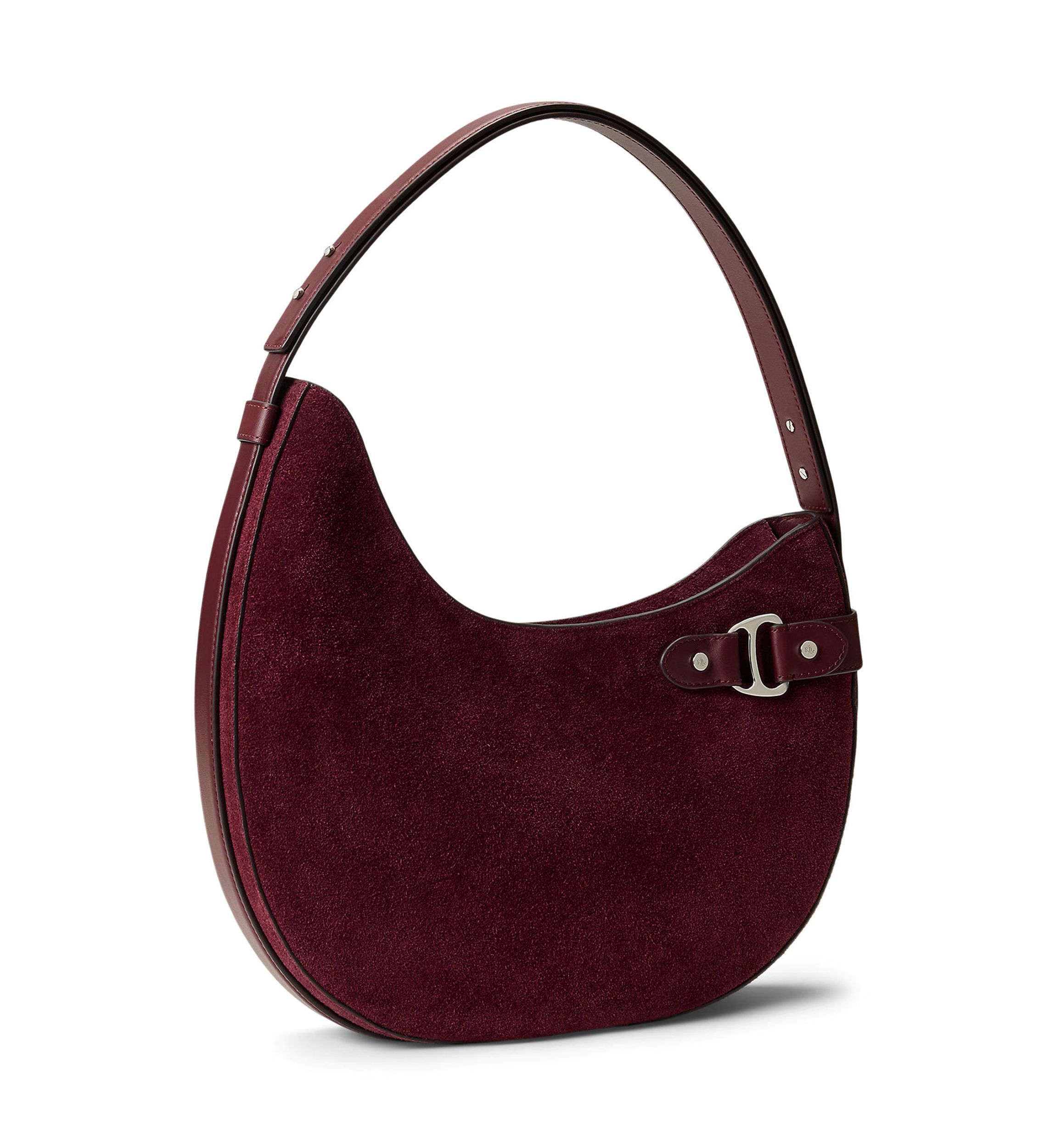 Suede Large Tasha Shoulder Bag
