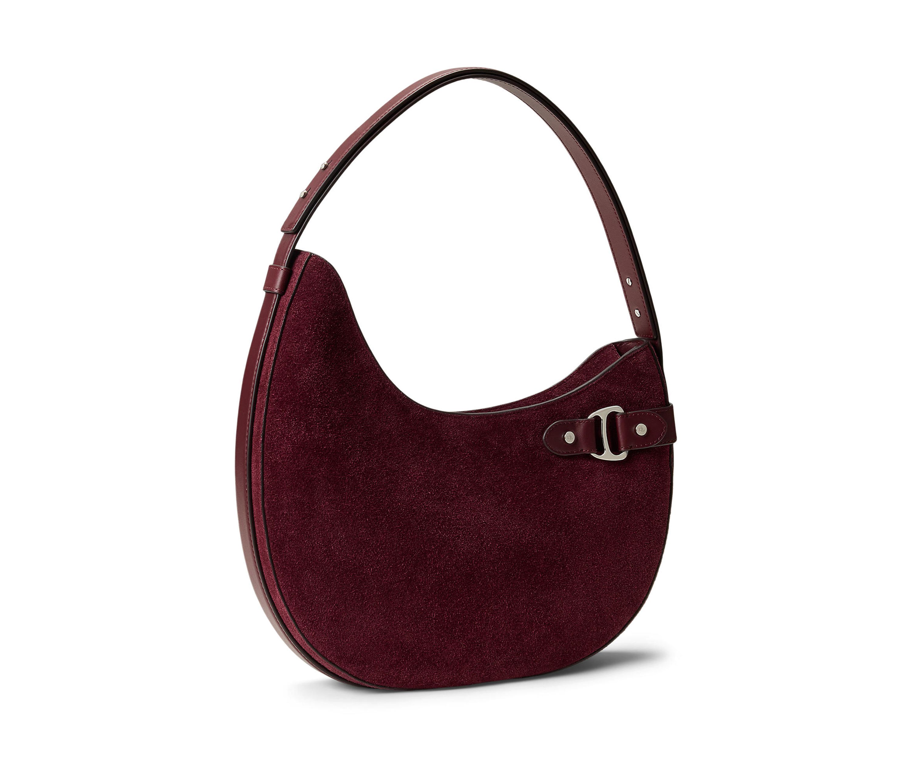Suede Large Tasha Shoulder Bag