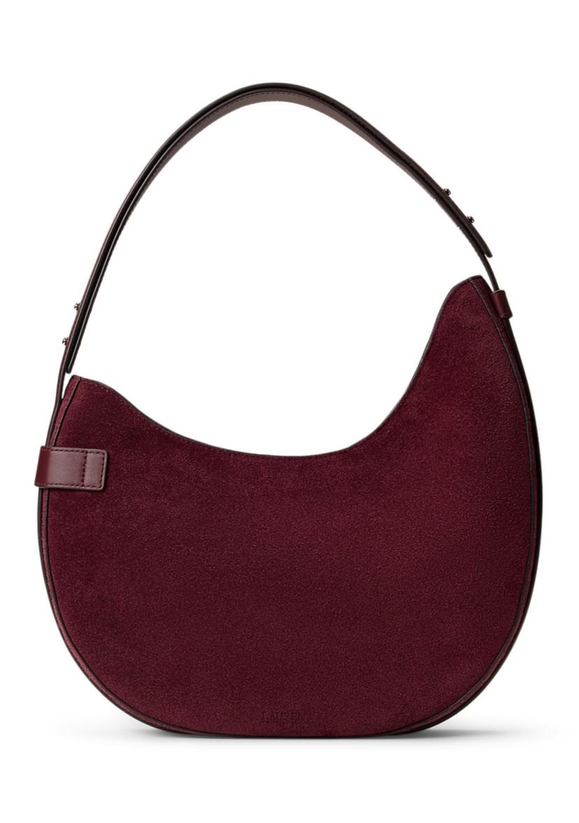 Suede Large Tasha Shoulder Bag