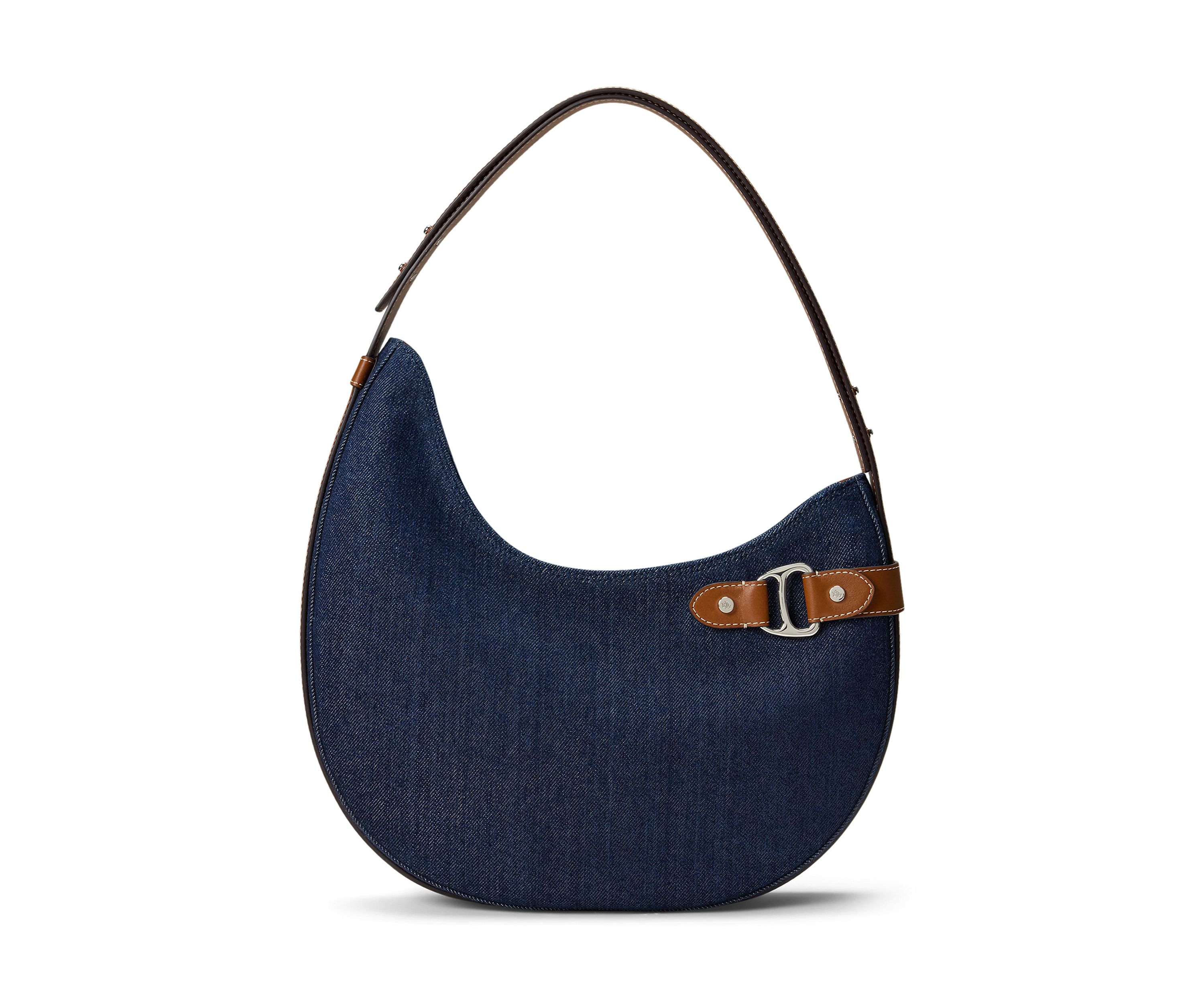 Denim Large Tasha Shoulder Bag