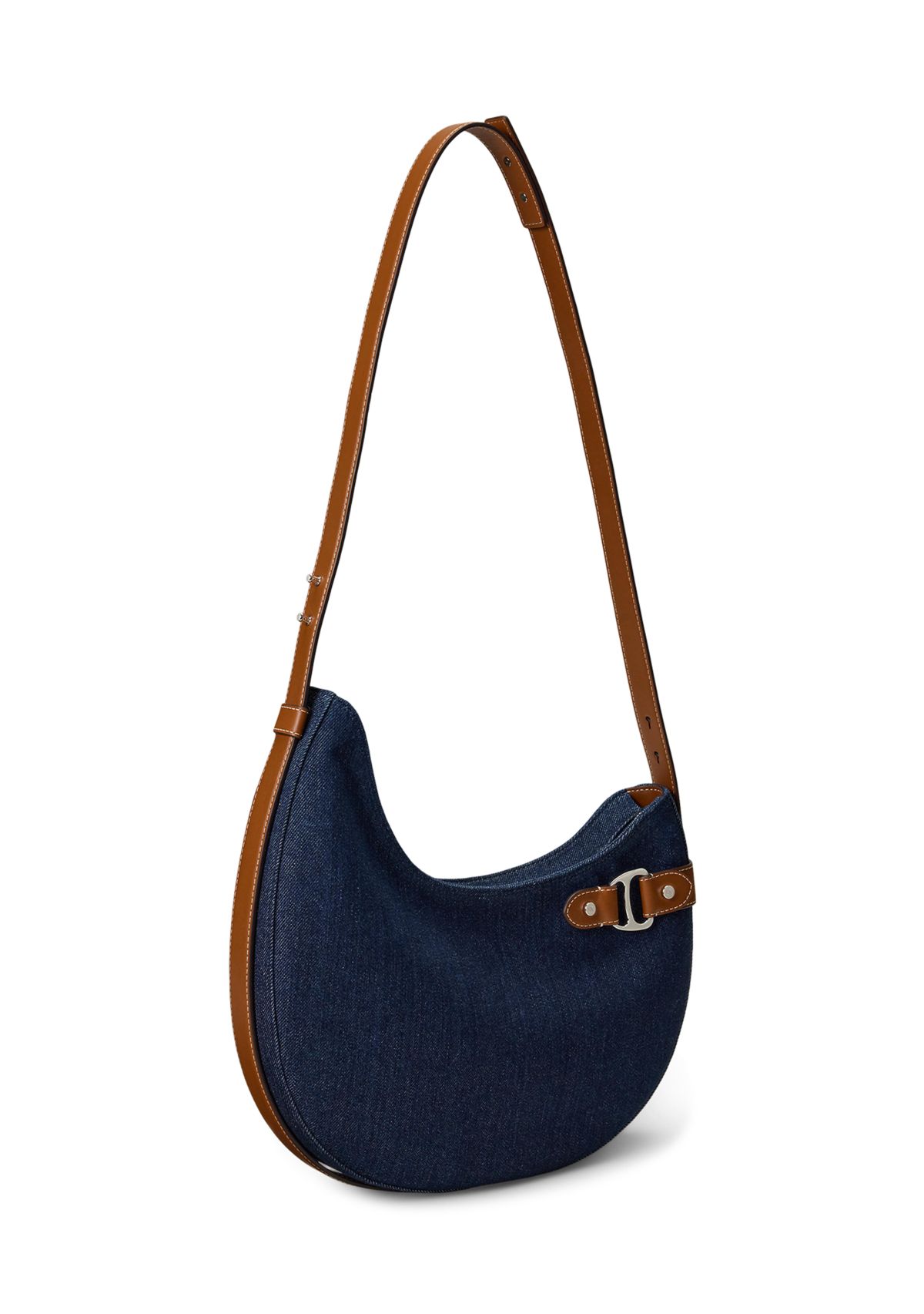 Denim Large Tasha Shoulder Bag
