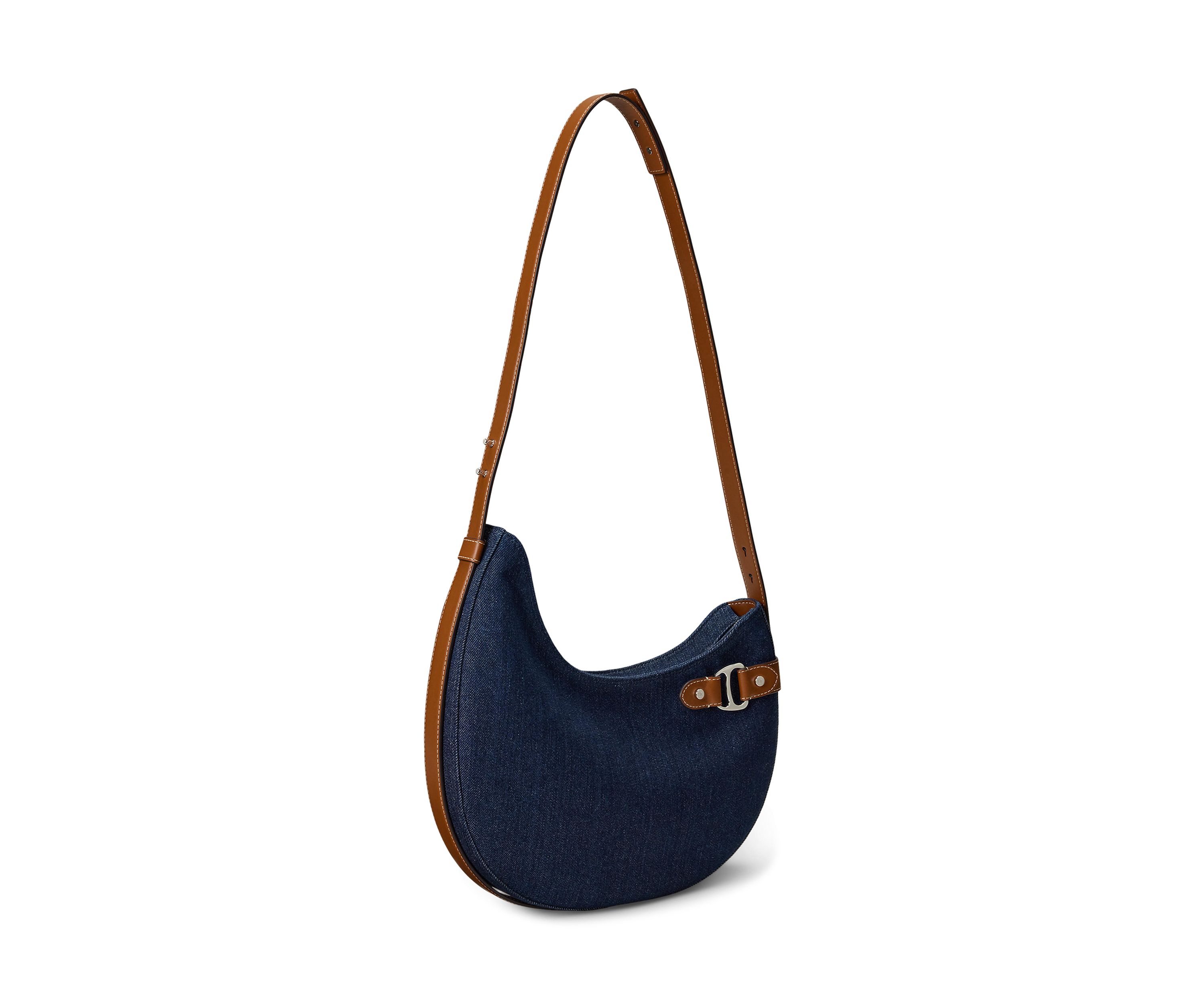 Denim Large Tasha Shoulder Bag