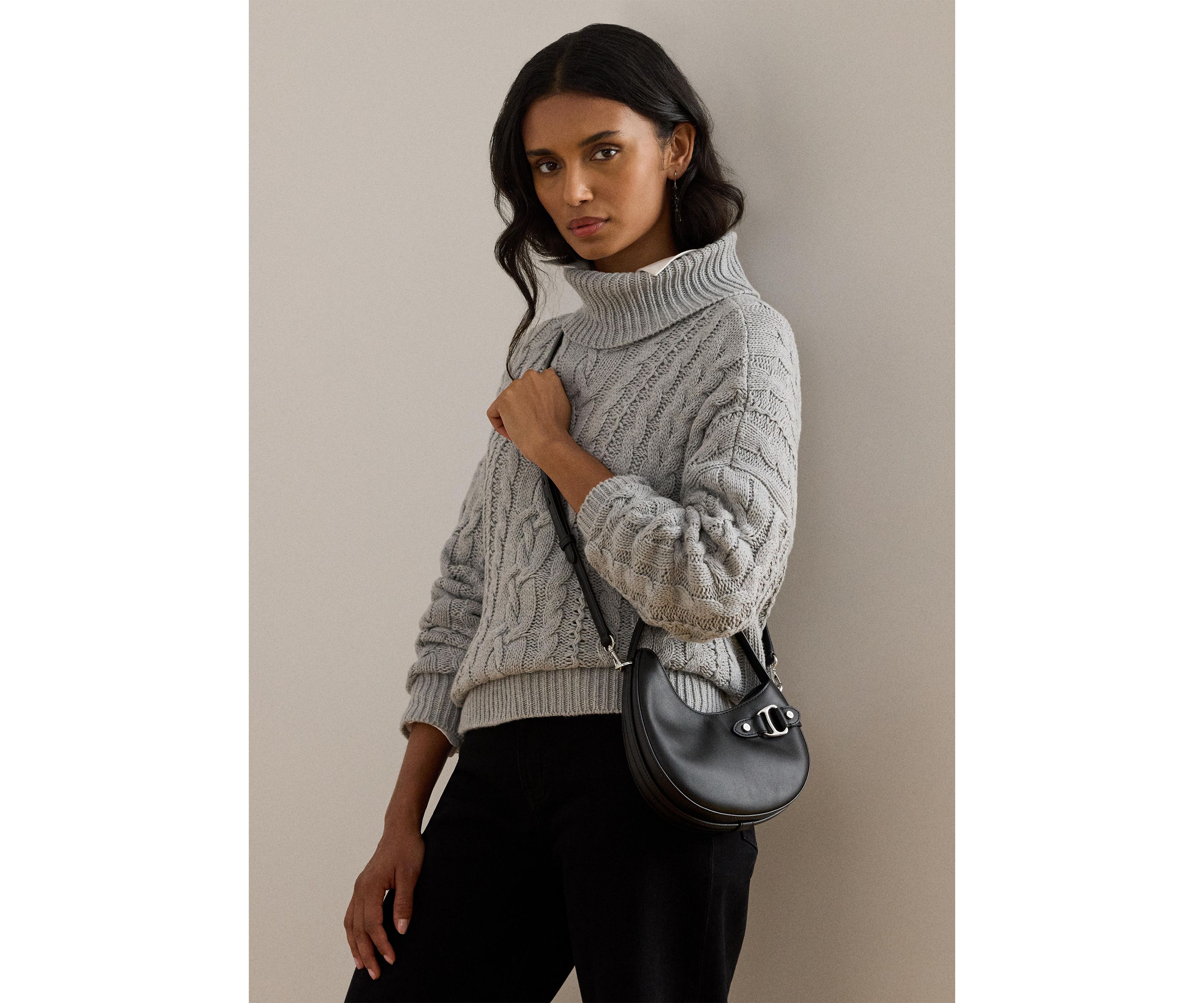 Leather Small Tasha Crossbody Bag