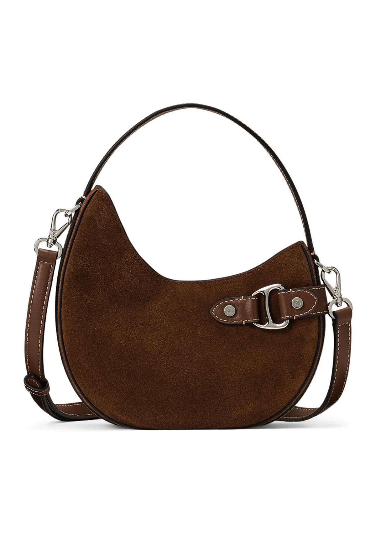 Suede Small Tasha Crossbody Bag