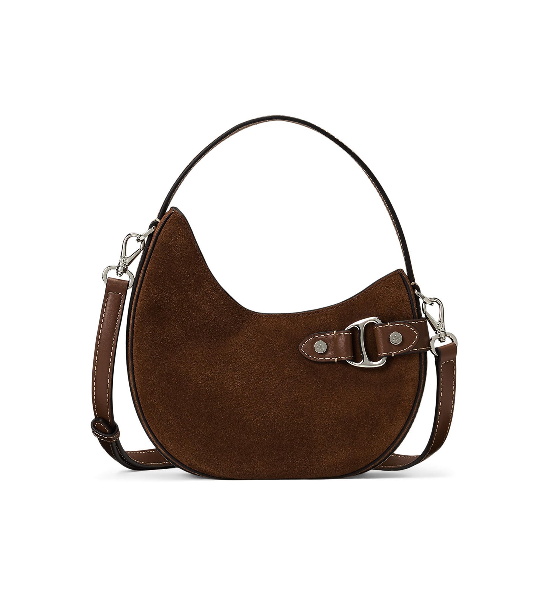 Suede Small Tasha Crossbody Bag
