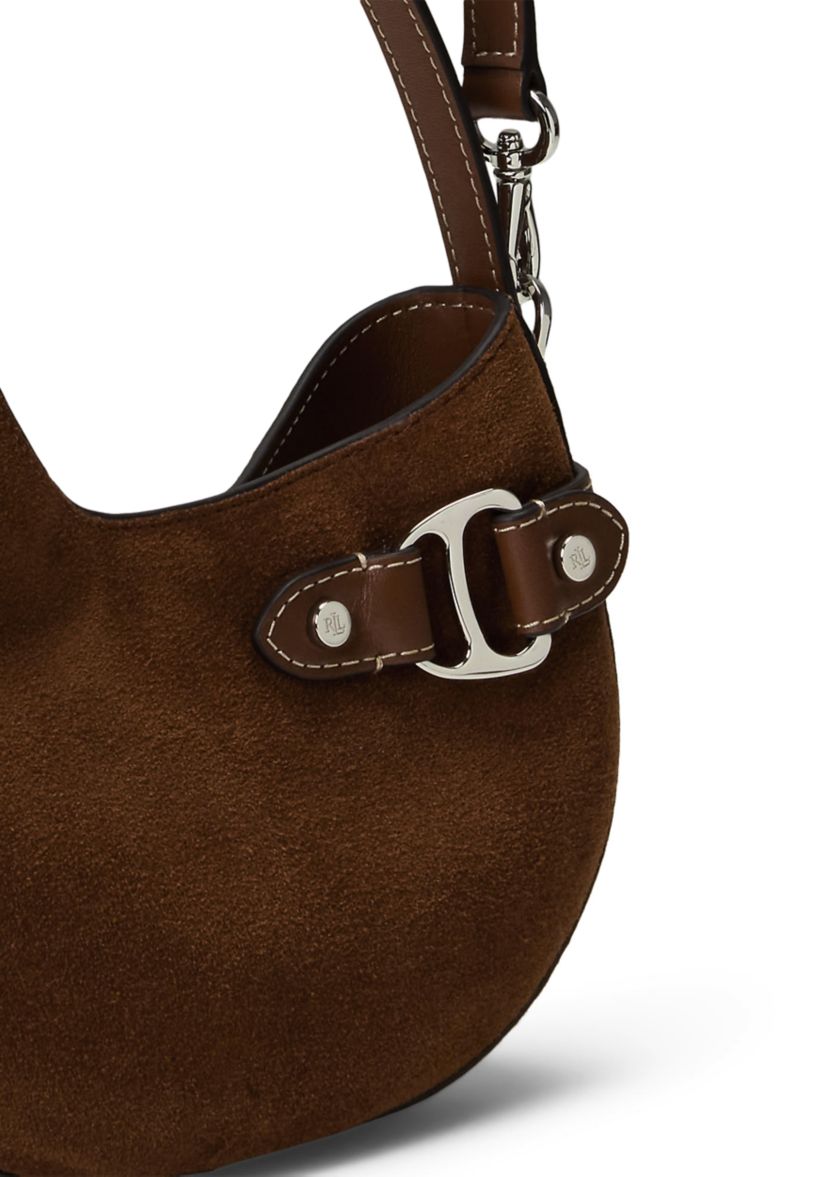 Suede Small Tasha Crossbody Bag