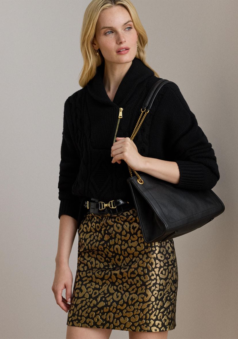 Pebbled Leather Medium Bradley Tote Bag