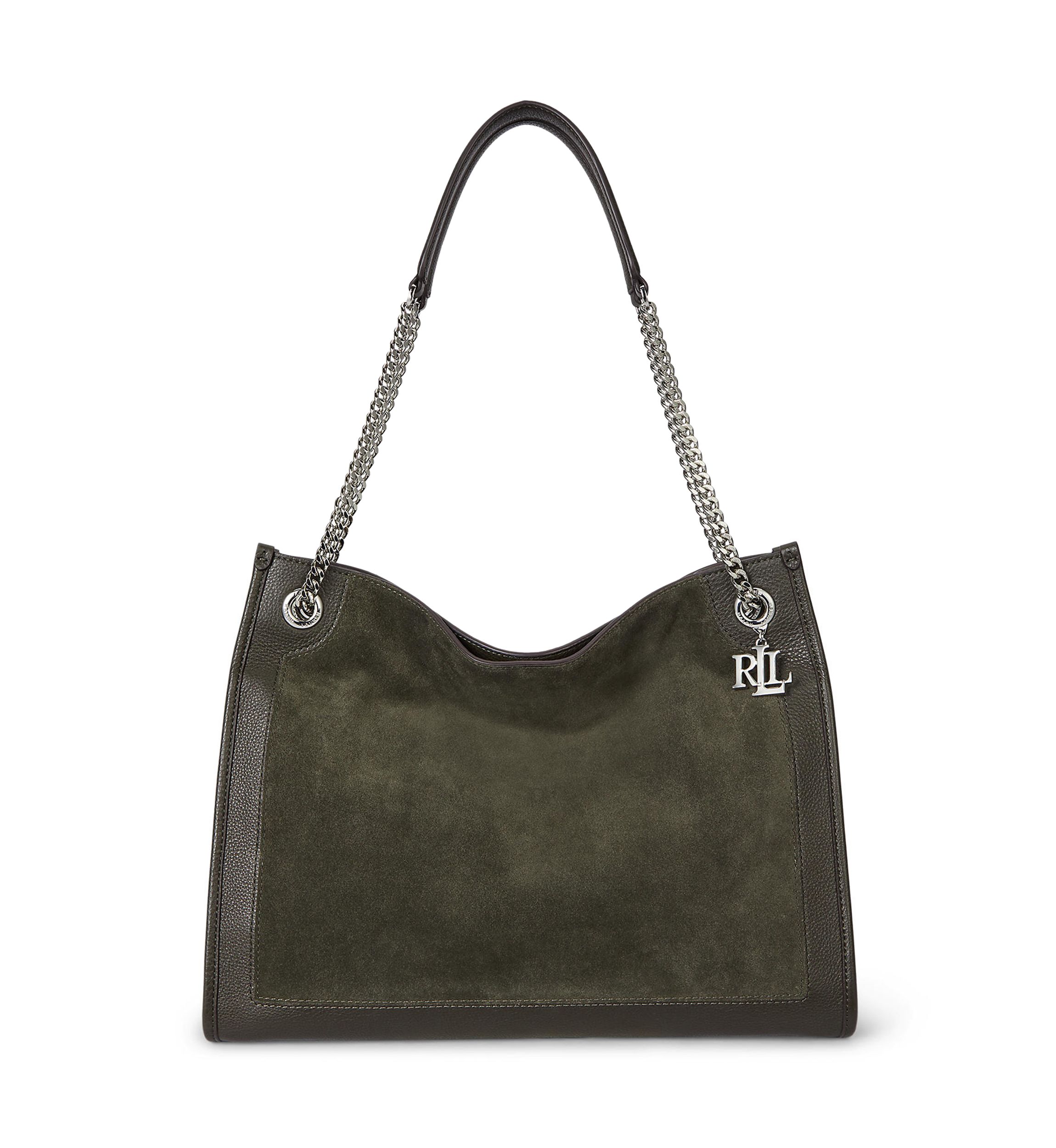 Suede & Leather Large Bradley Tote Bag