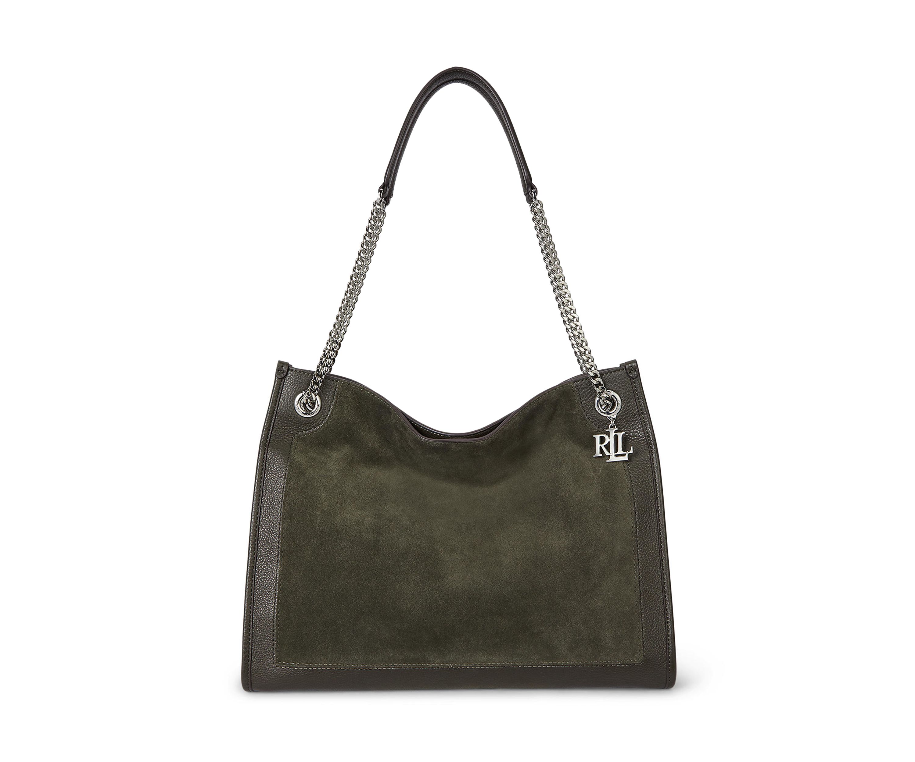 Suede & Leather Large Bradley Tote Bag