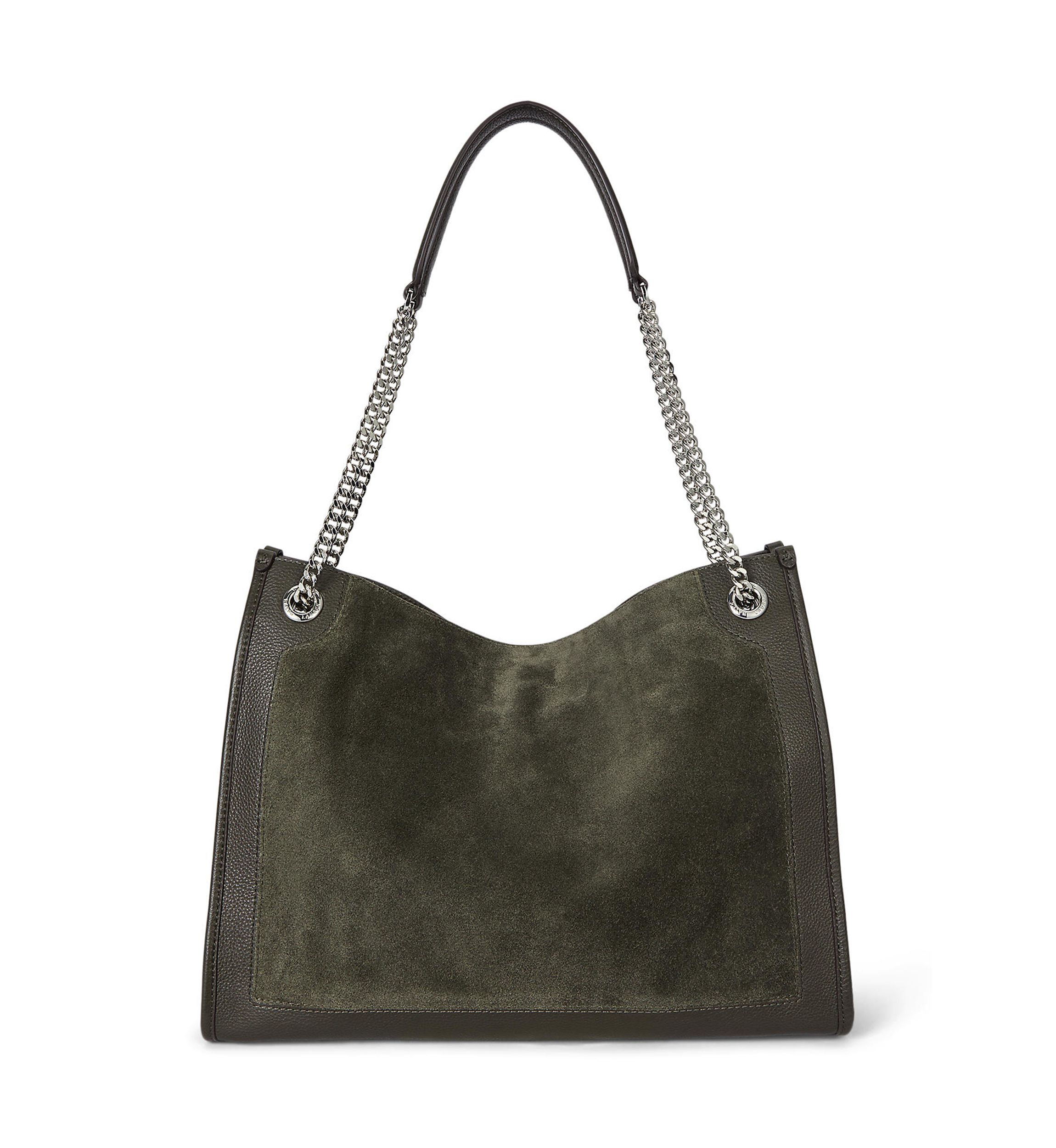 Suede & Leather Large Bradley Tote Bag