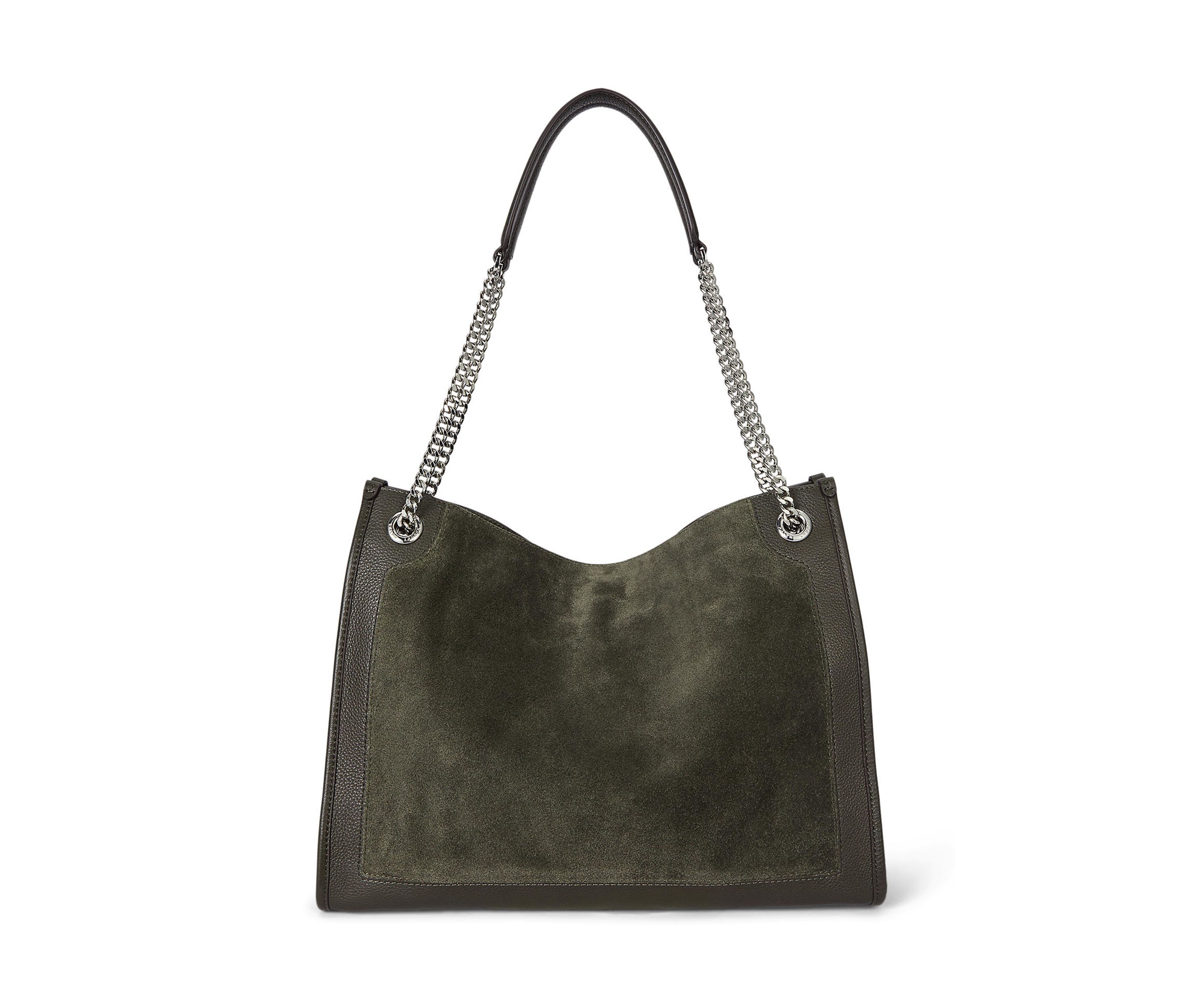 Suede & Leather Large Bradley Tote Bag