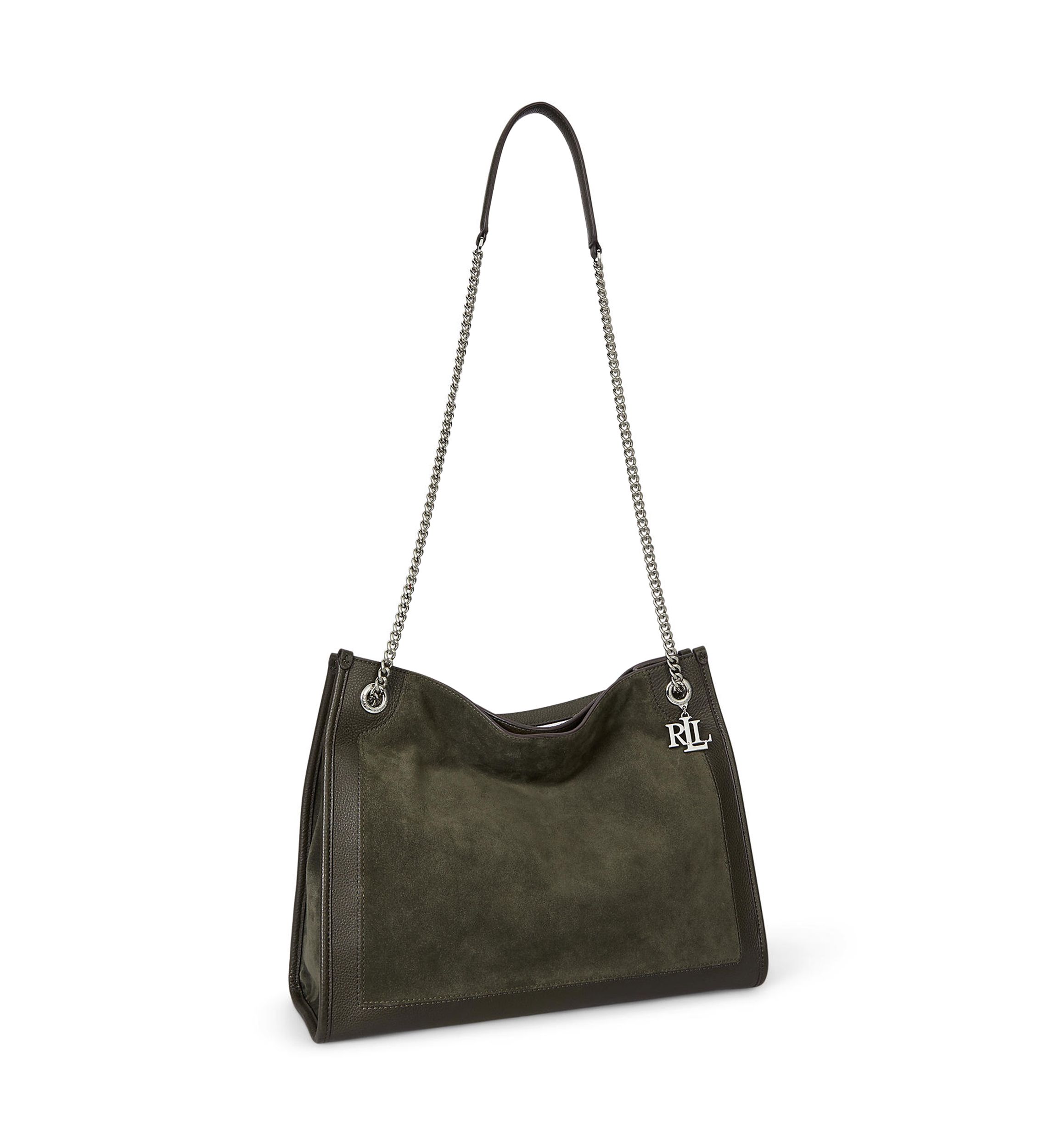 Suede & Leather Large Bradley Tote Bag