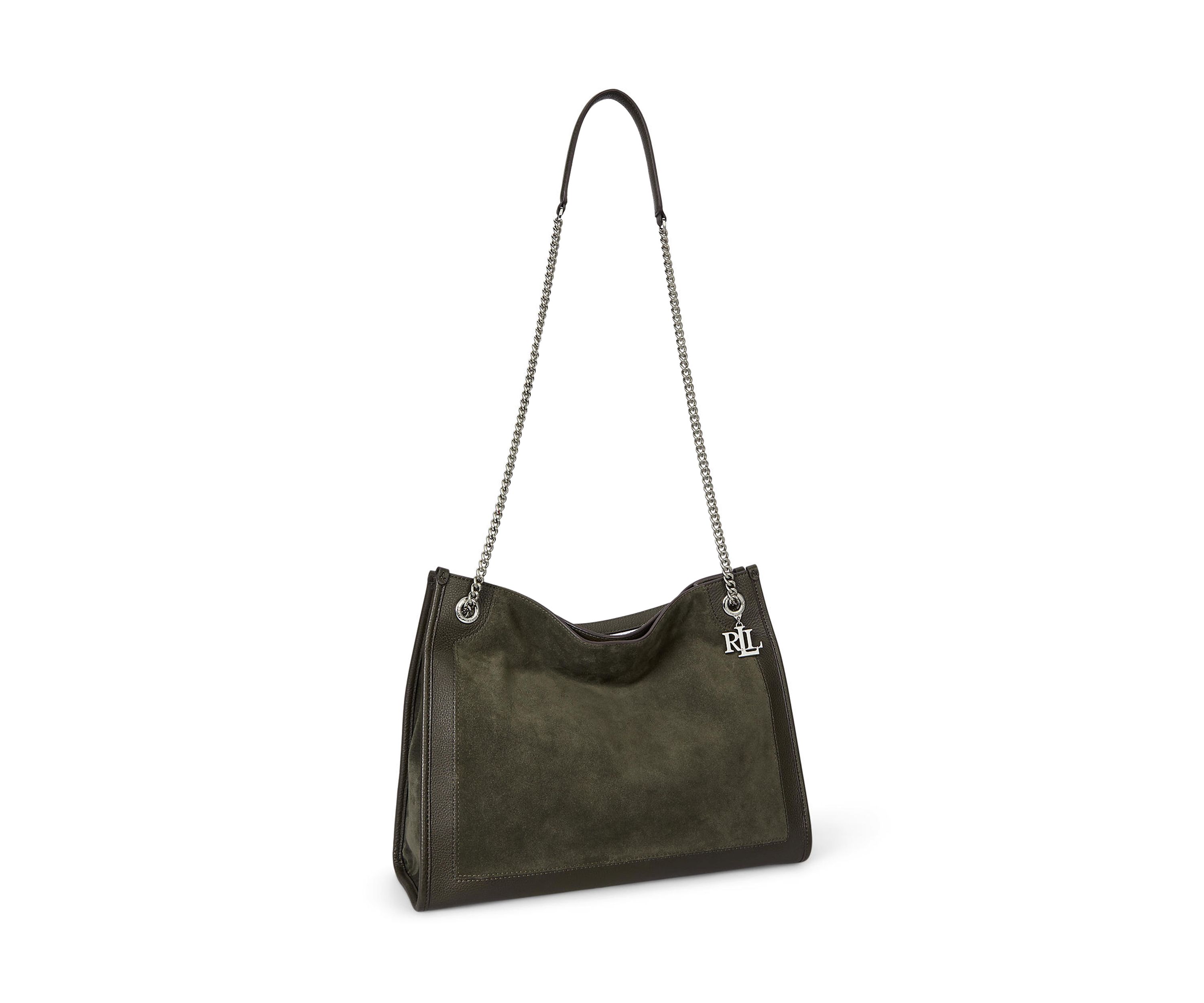 Suede & Leather Large Bradley Tote Bag