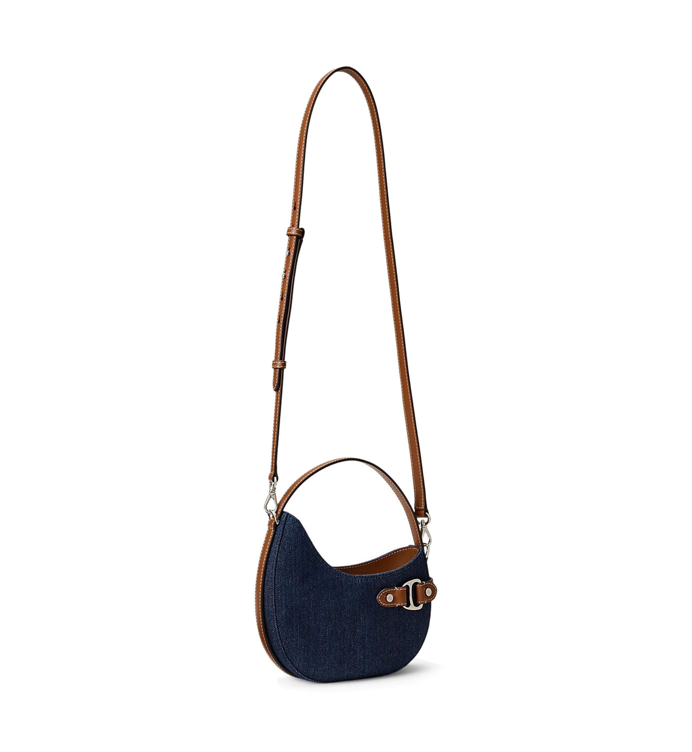 Denim Small Tasha Crossbody Bag