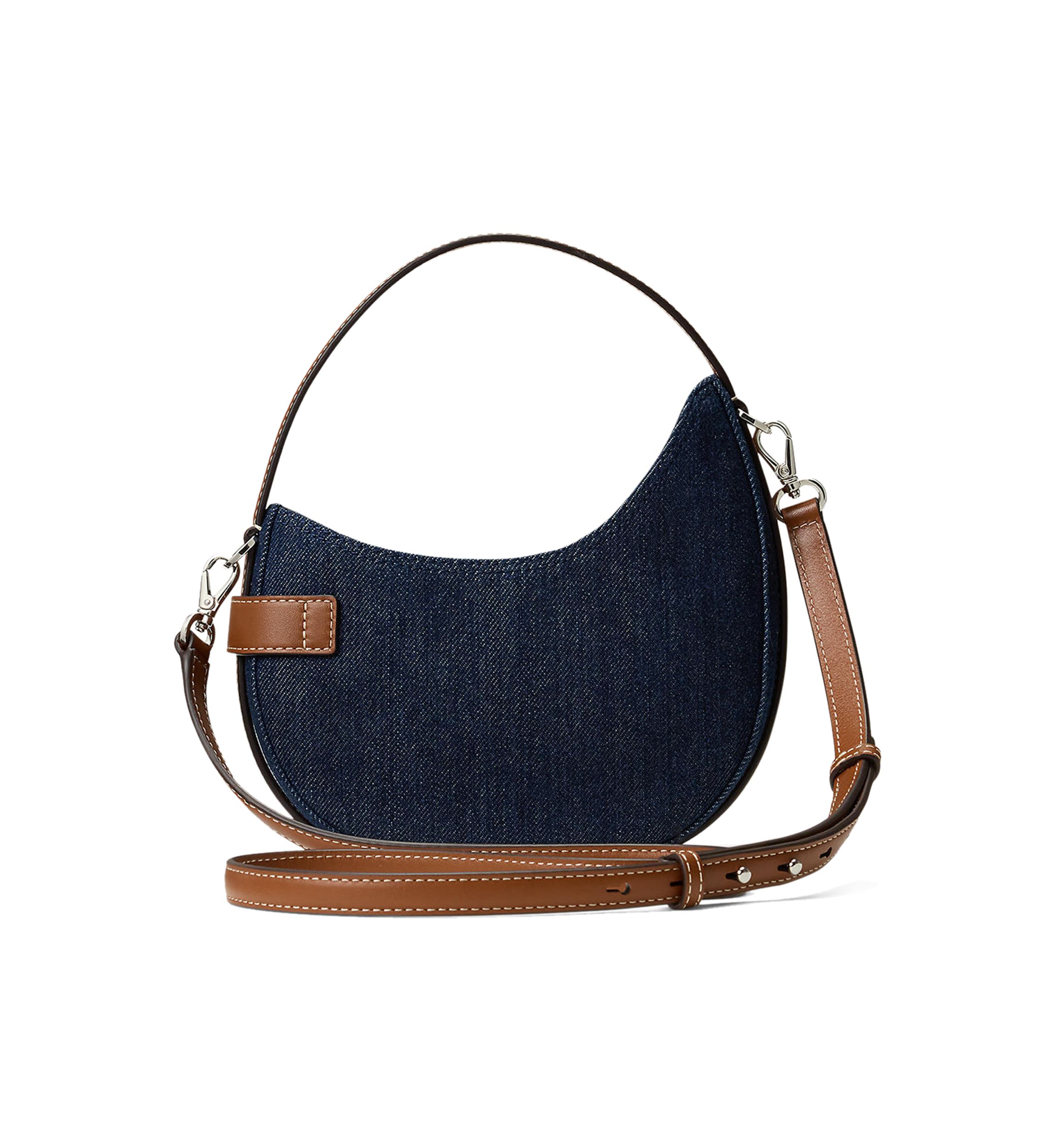 Denim Small Tasha Crossbody Bag