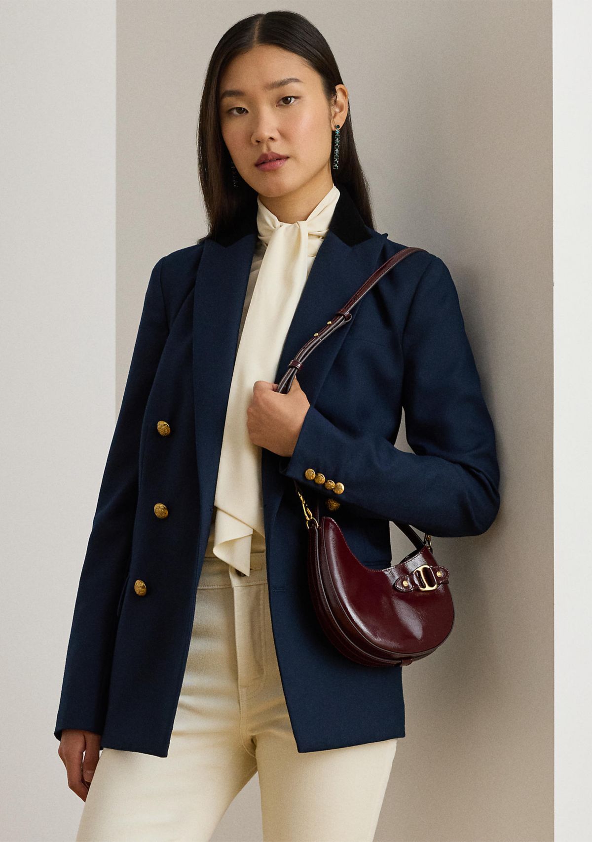 Patent Leather Small Tasha Crossbody Bag