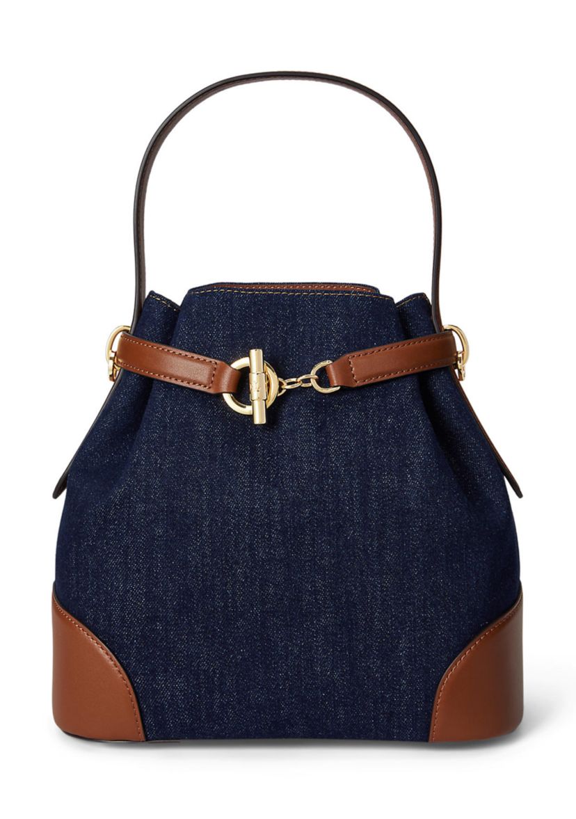 Washed Denim Medium Blaike Bucket Bag