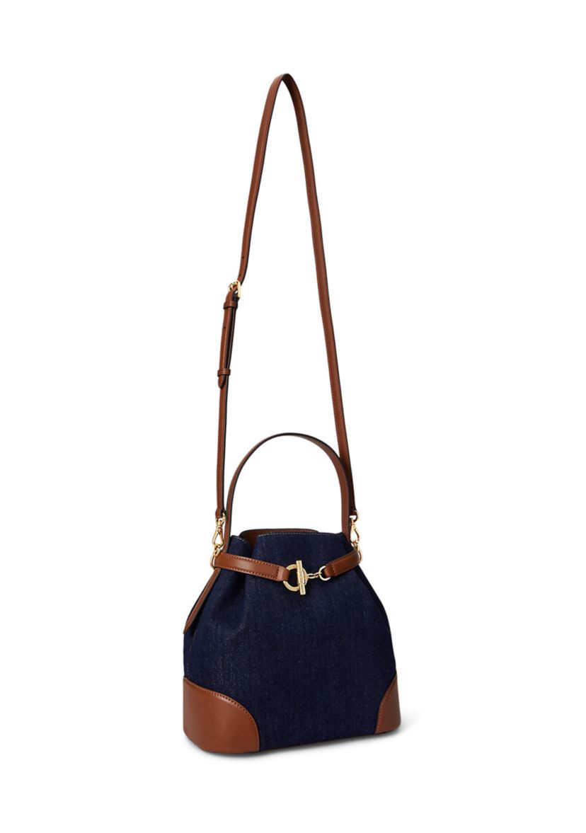 Washed Denim Medium Blaike Bucket Bag