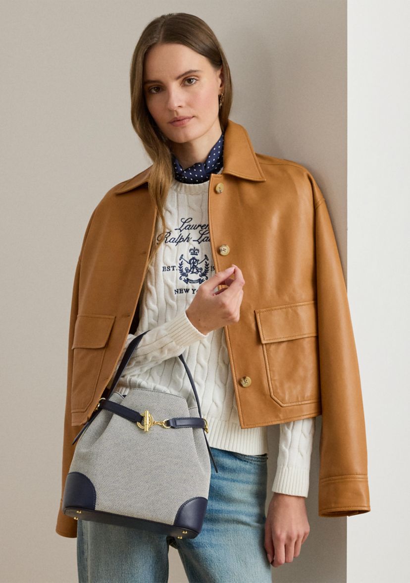 Canvas Medium Blaike Bucket Bag