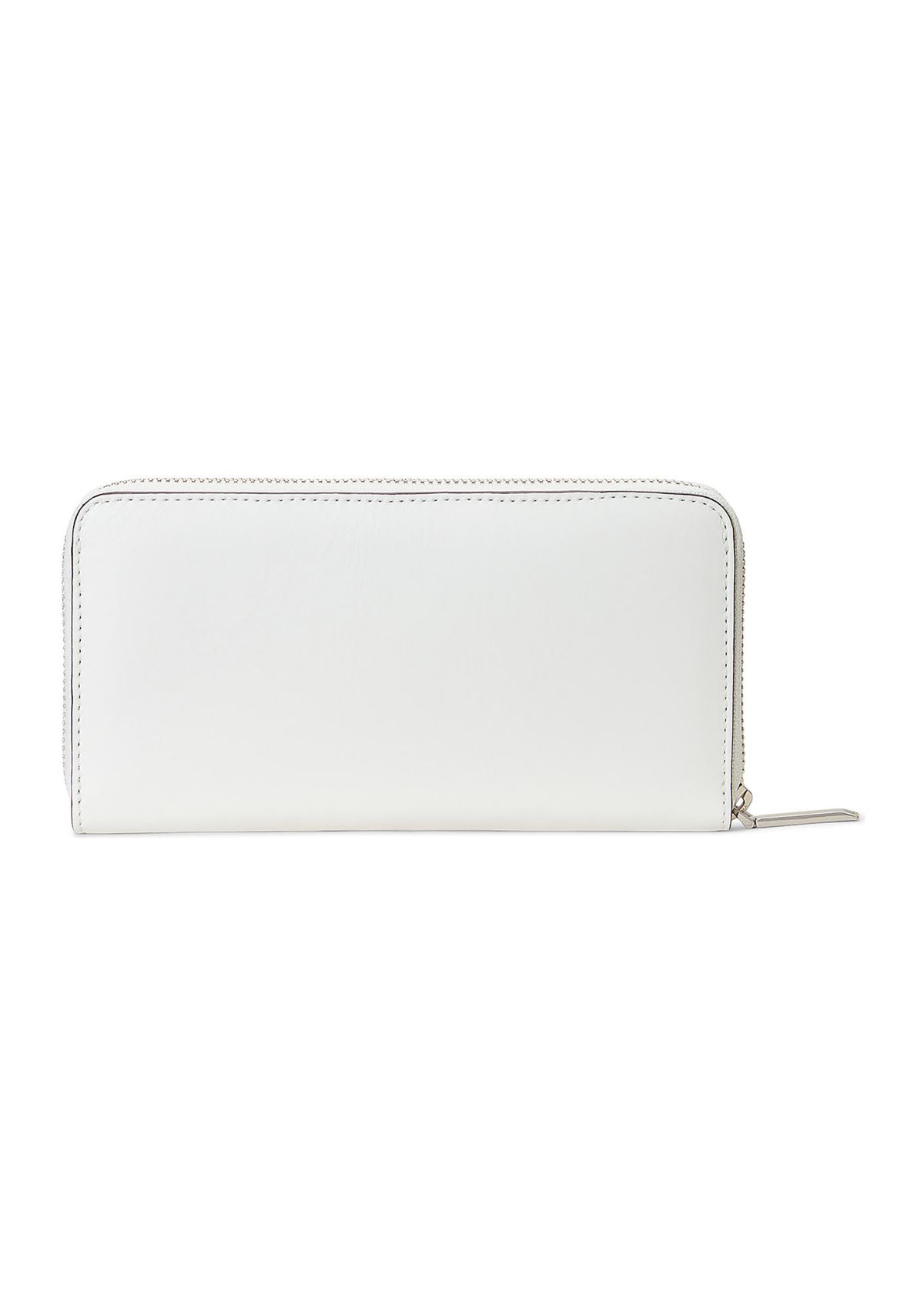 Embroidered Leather Continental Wallet