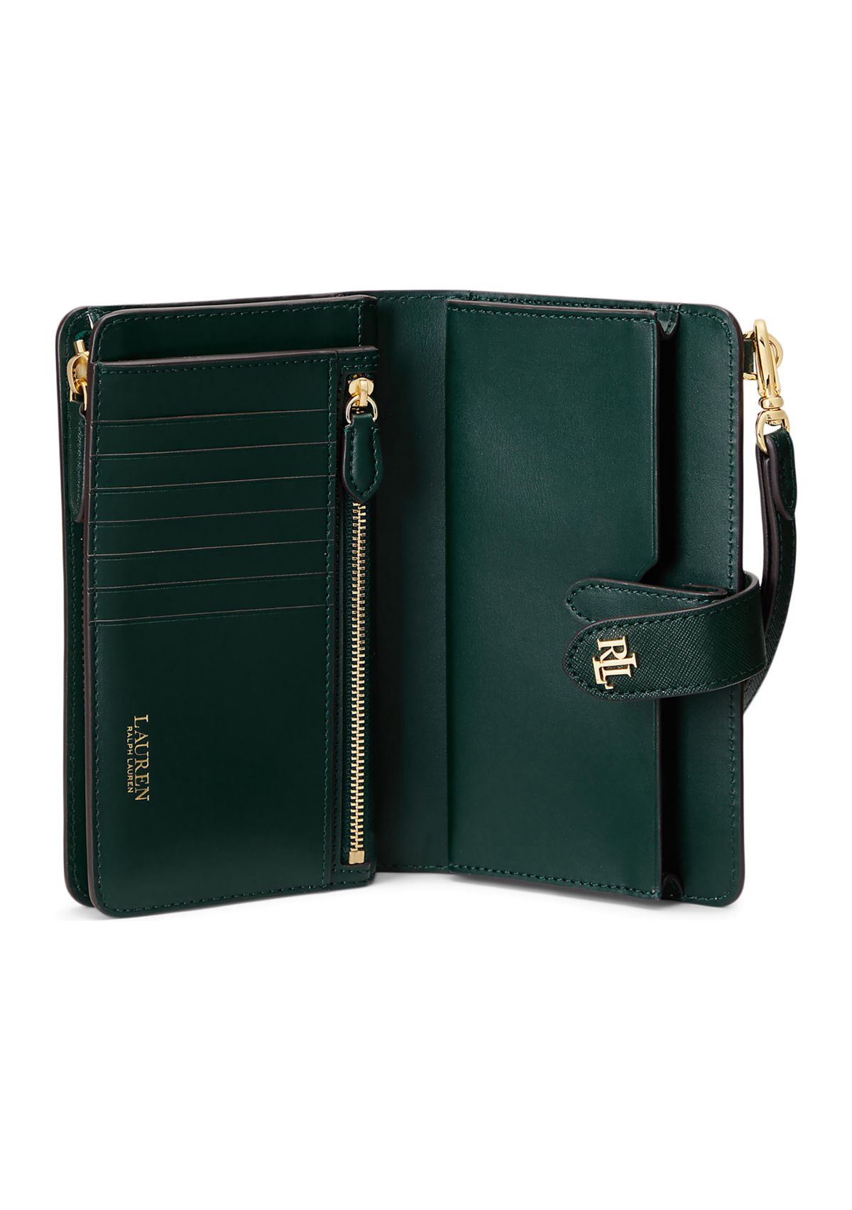 Crosshatch Leather Tech Wristlet