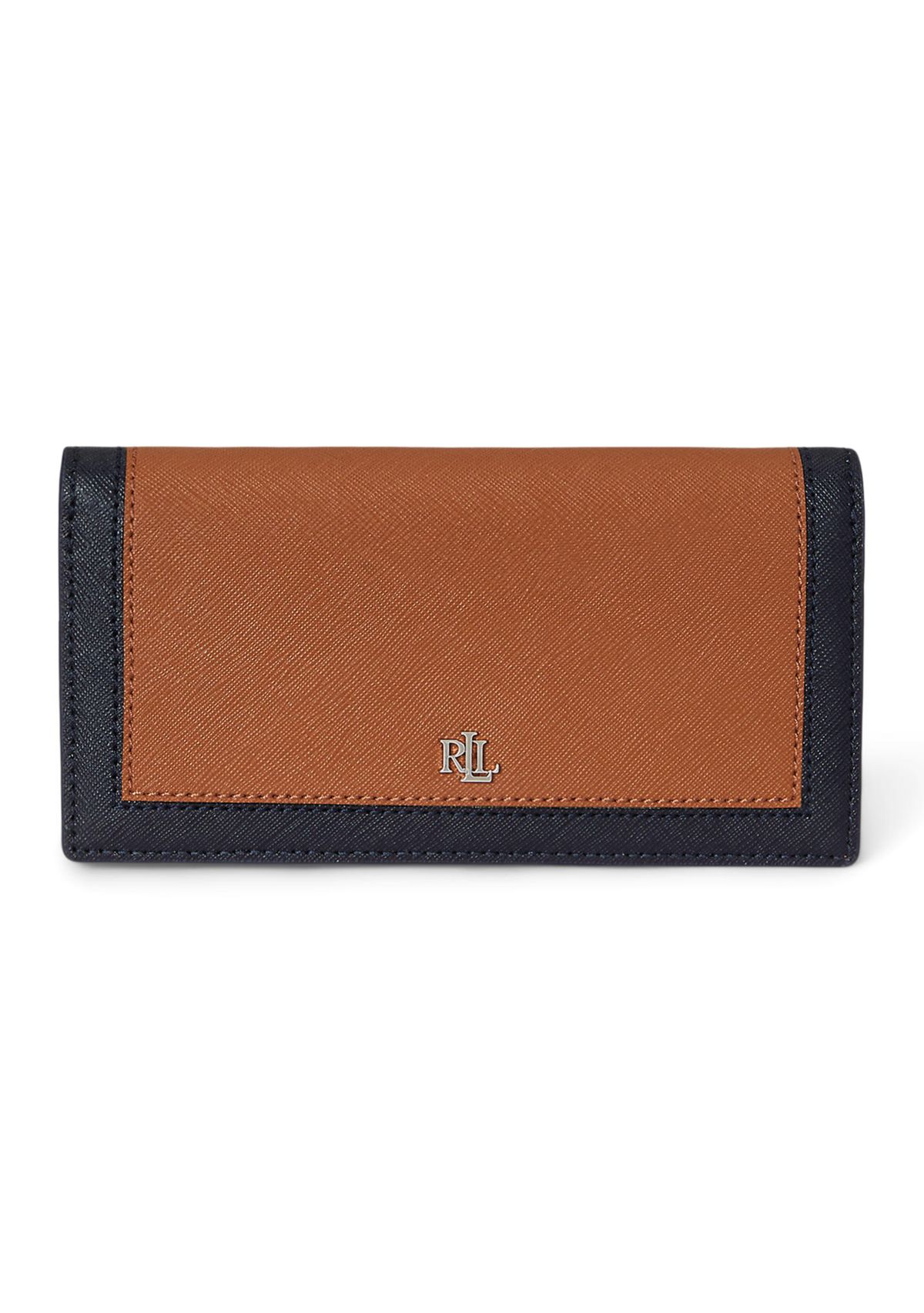 Crosshatch Leather Slim Wallet