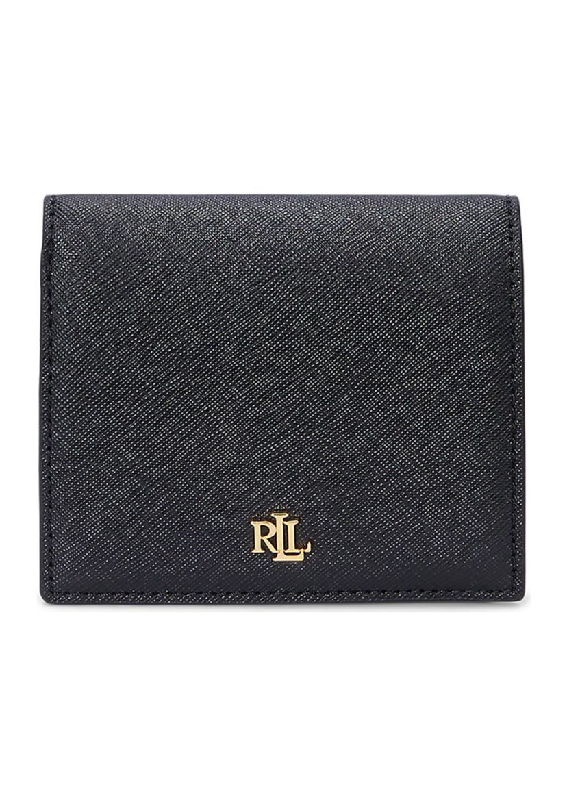Crosshatch Leather Compact Wallet