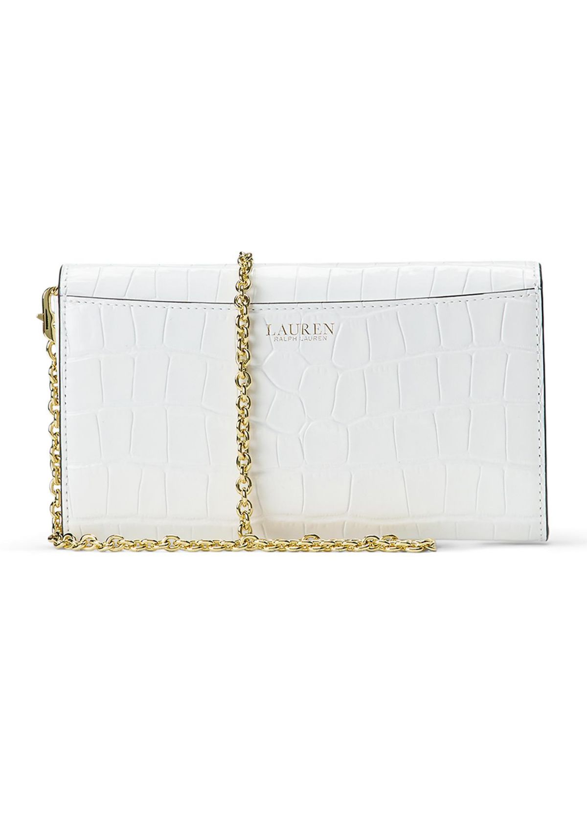 Croc-Embossed Medium Adair Crossbody