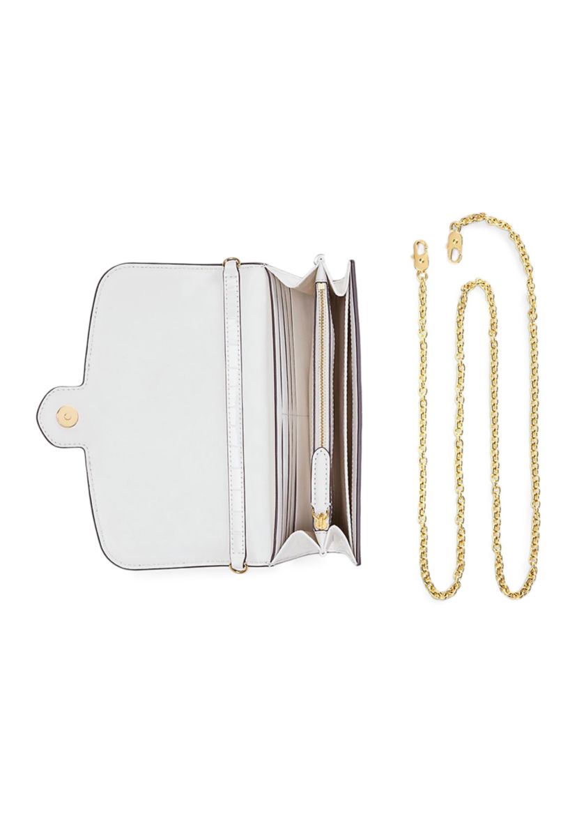 Croc-Embossed Medium Adair Crossbody
