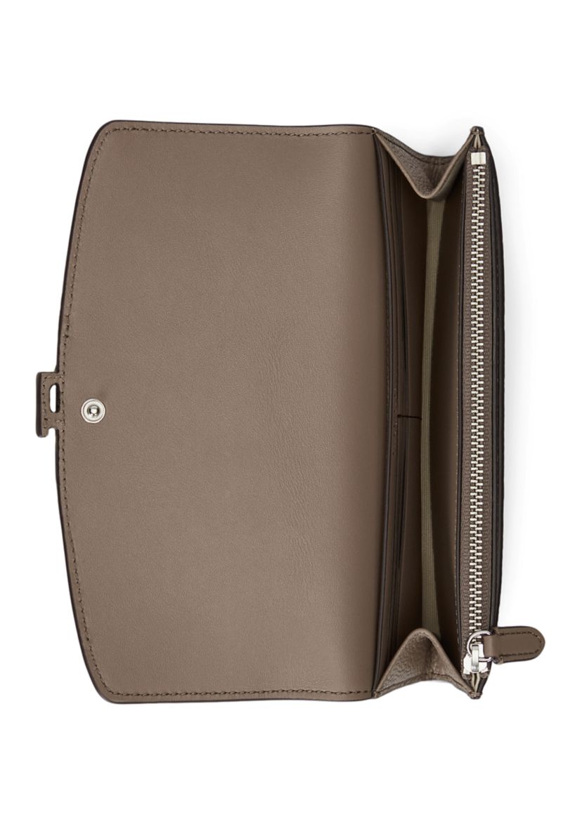 Pebbled Large Cameryn Flap Wallet