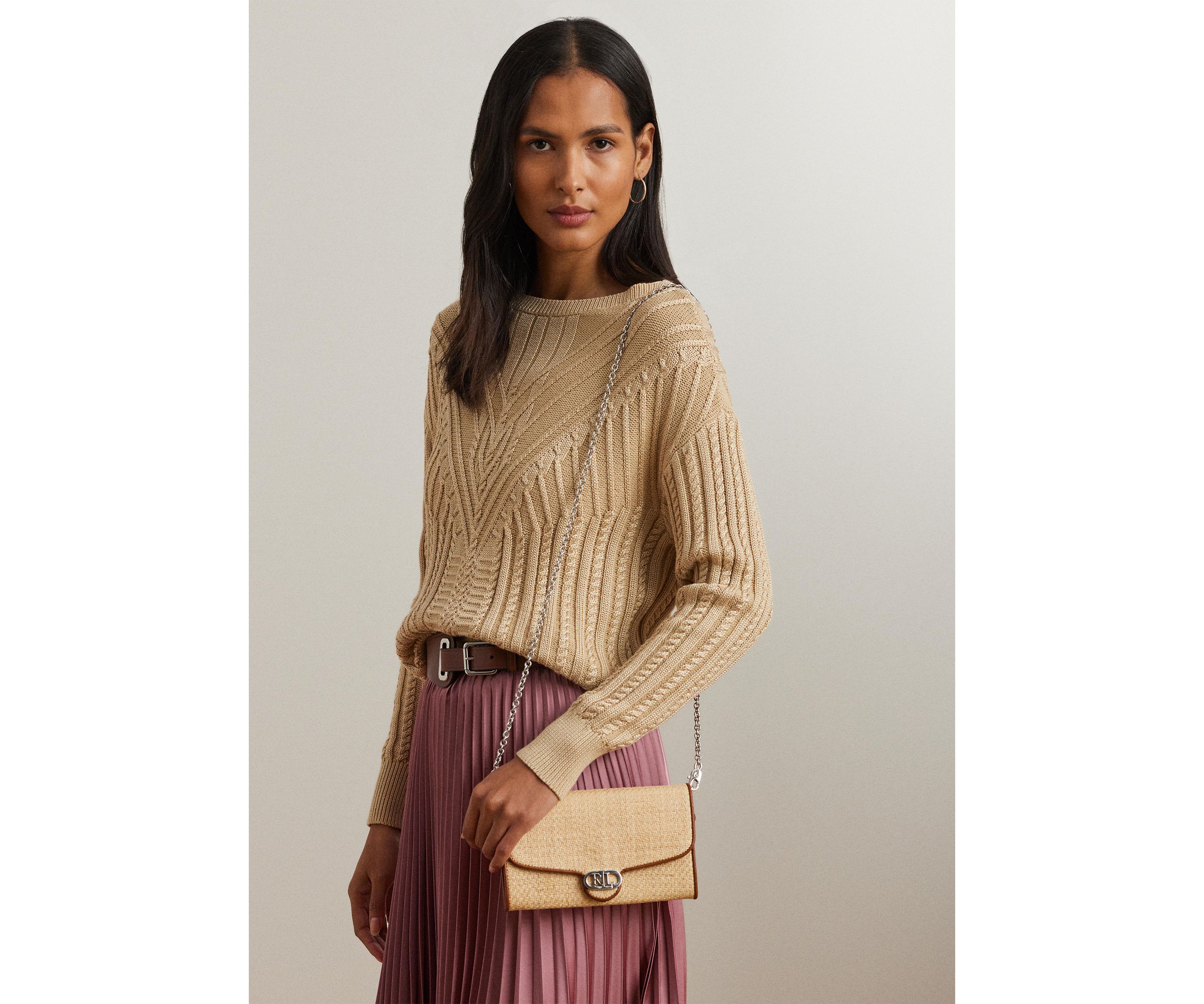 Raffia Medium Adair Crossbody