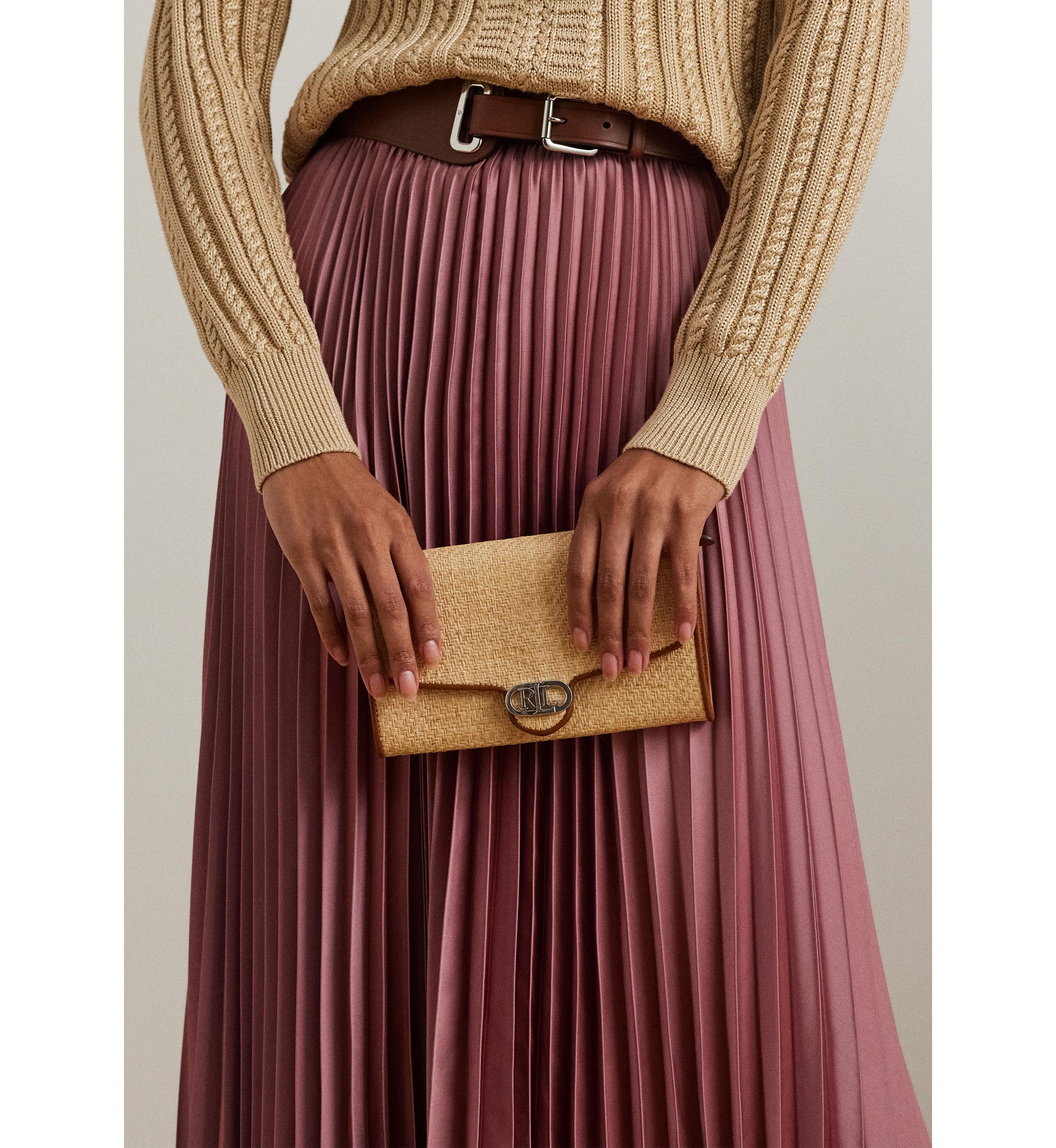 Raffia Medium Adair Crossbody
