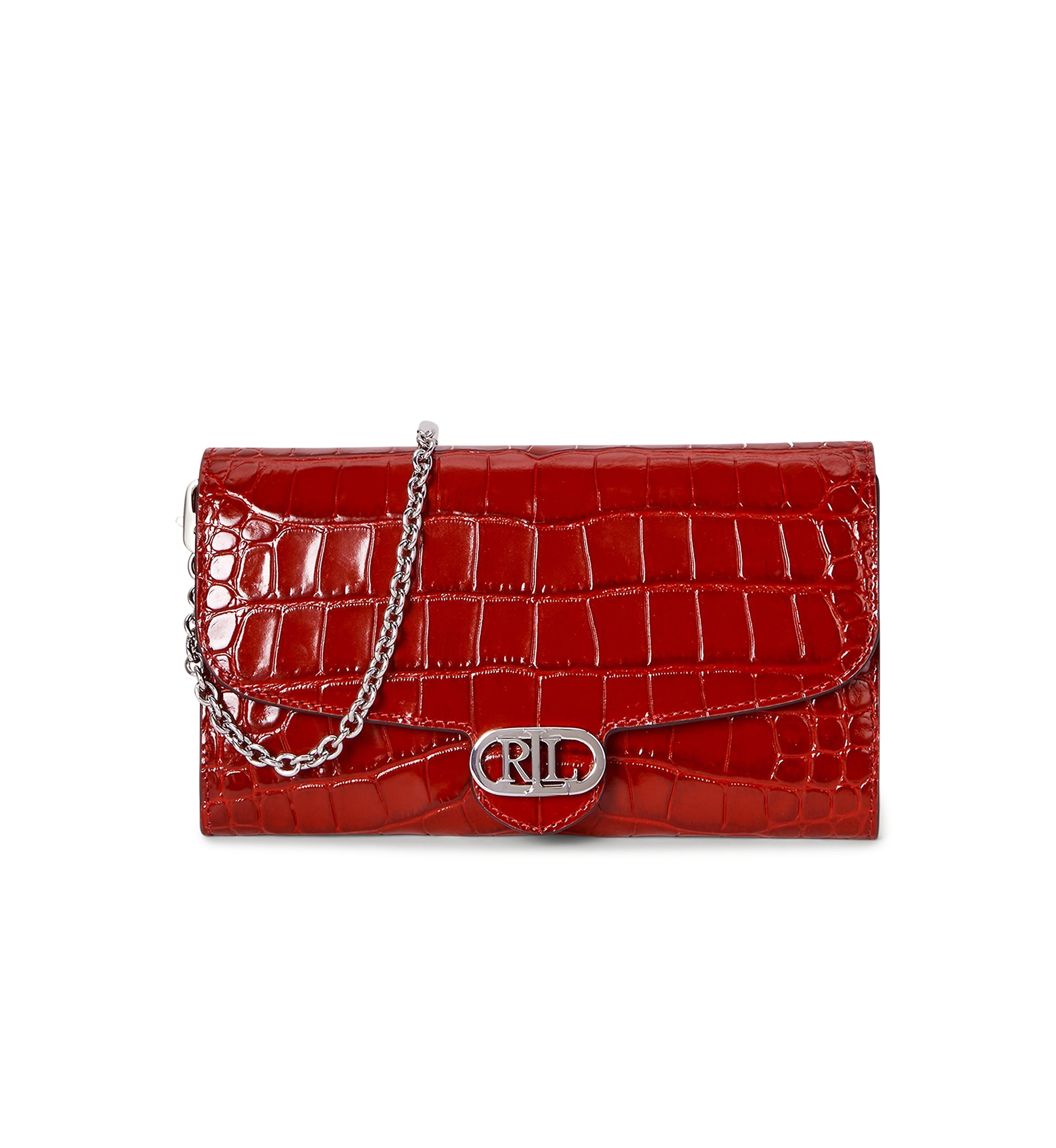 Croc Embossed Medium Adair Crossbody Bag