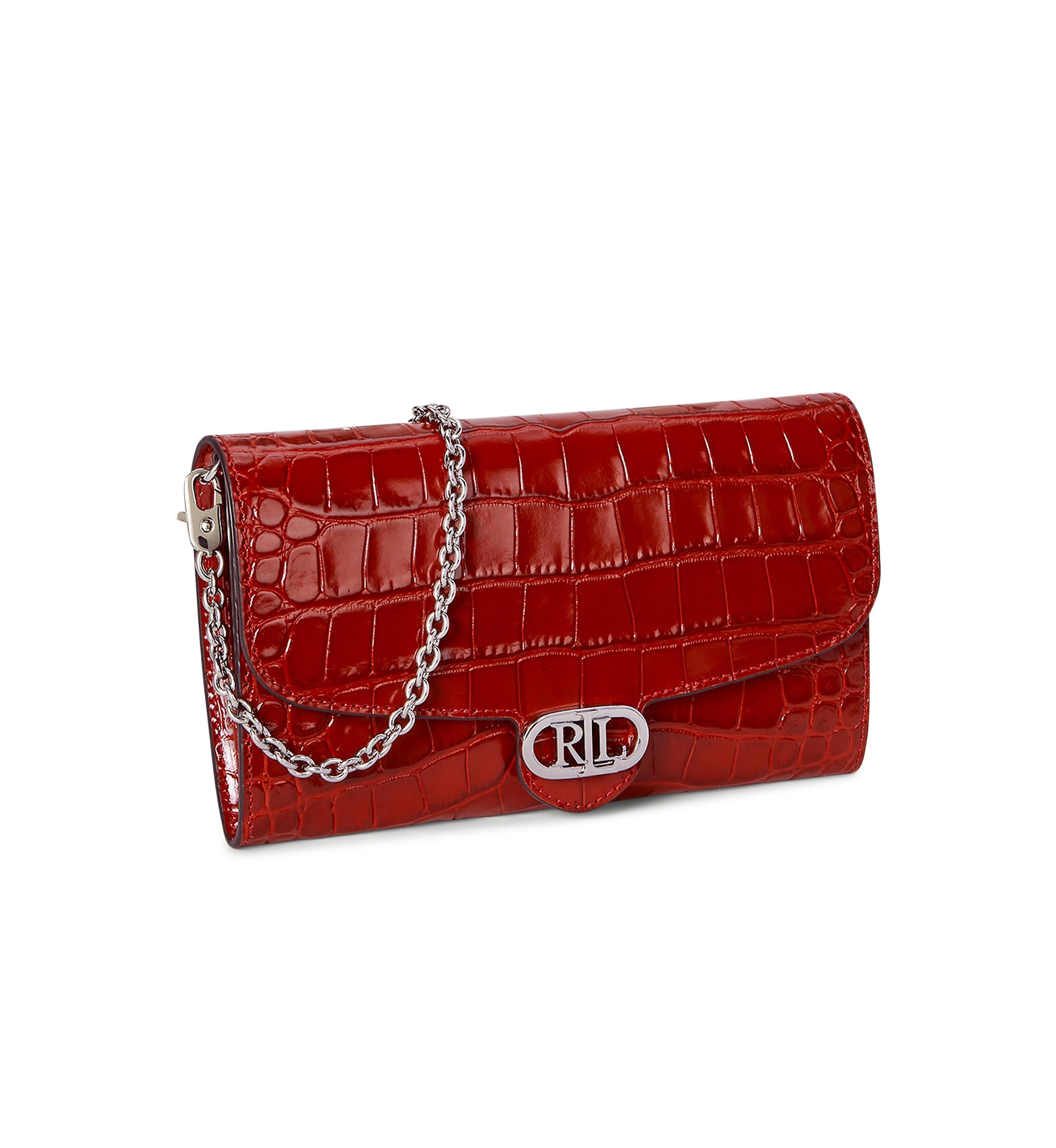 Croc Embossed Medium Adair Crossbody Bag