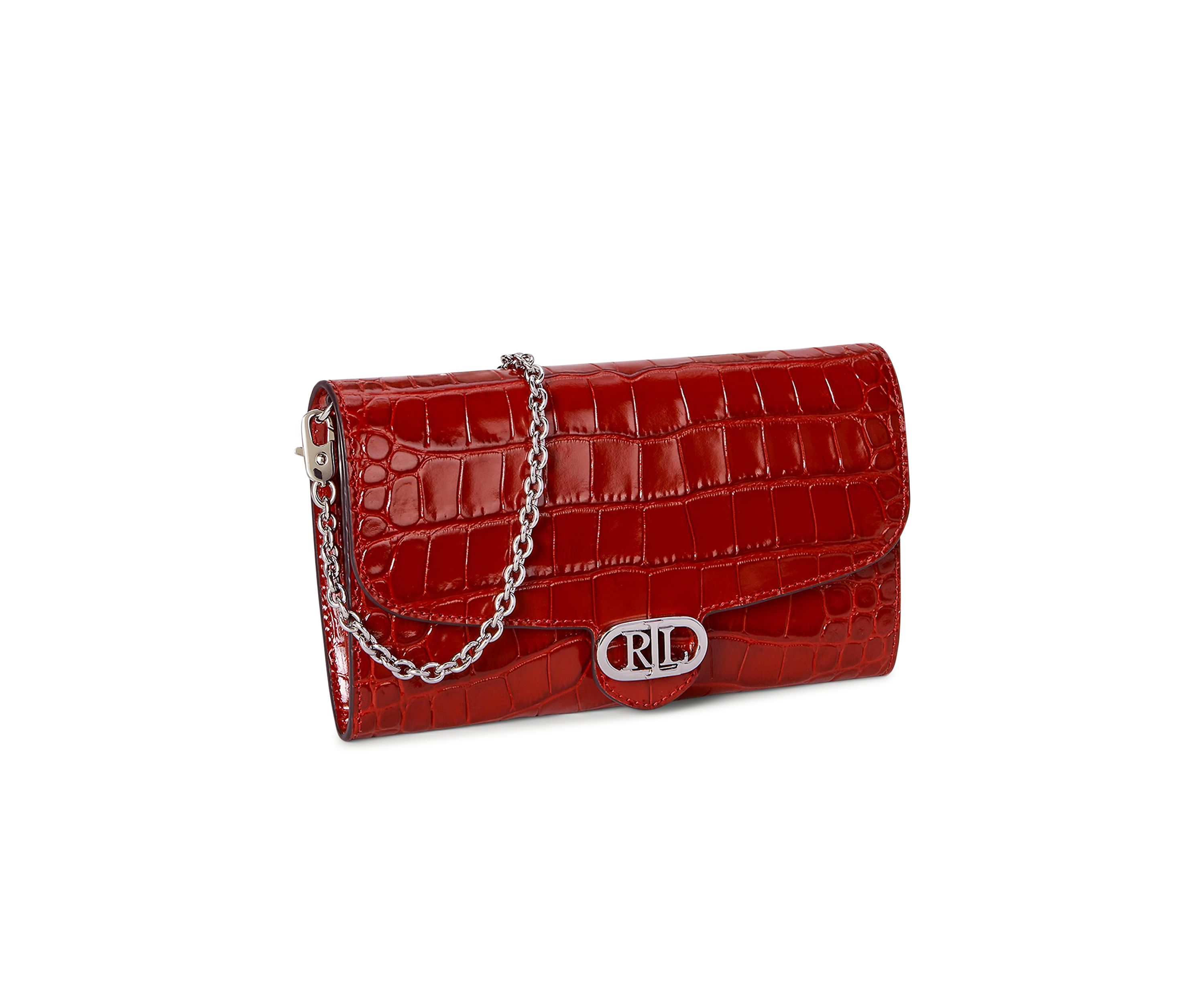 Croc Embossed Medium Adair Crossbody Bag
